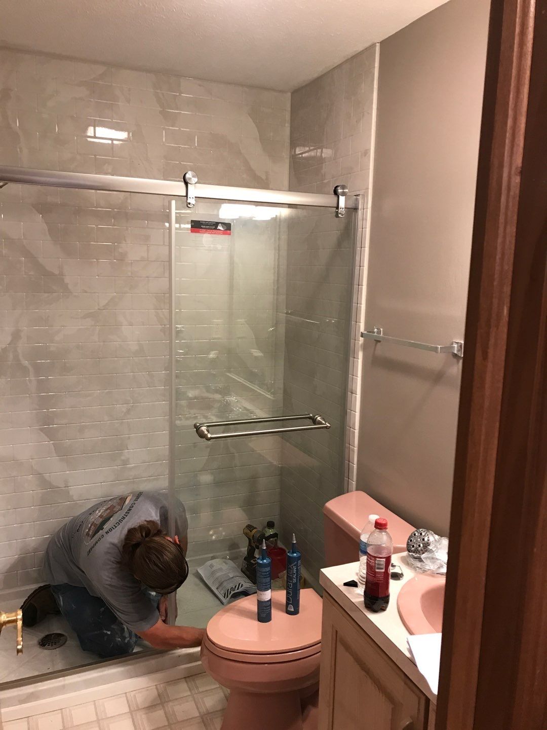 Tub to Shower Conversion using BCI Acrylic Shower System by Secure Construction Company Inc