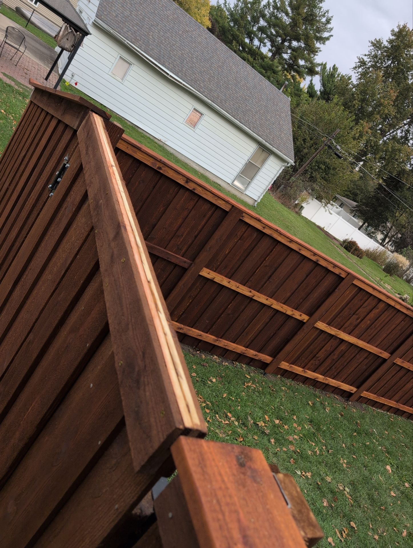 Project in Cedar Falls by Perfect Picket Fence and Stain