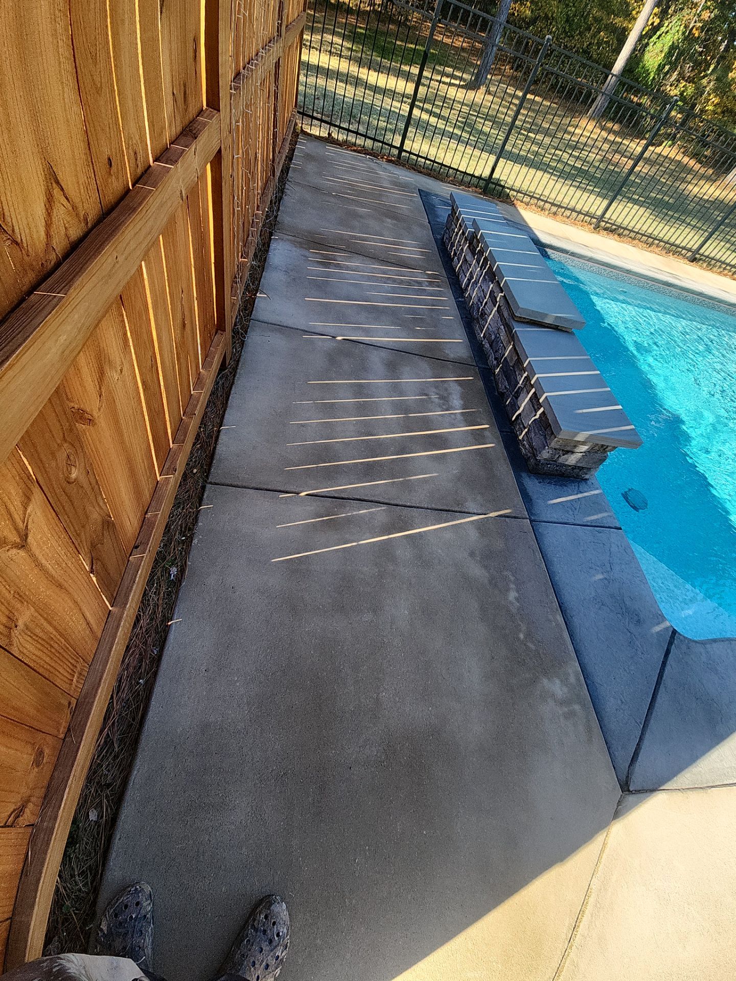 Pool Deck using TopSeal by DuraSeal
