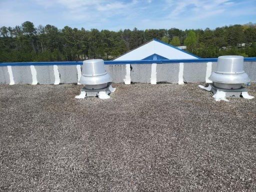 Large Commercial Maintenance Job in Stockbridge Georgia by First Due Roofing