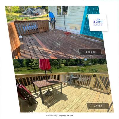 Pressure-Treated Wood Deck and Staircase Replacement in Atlanta