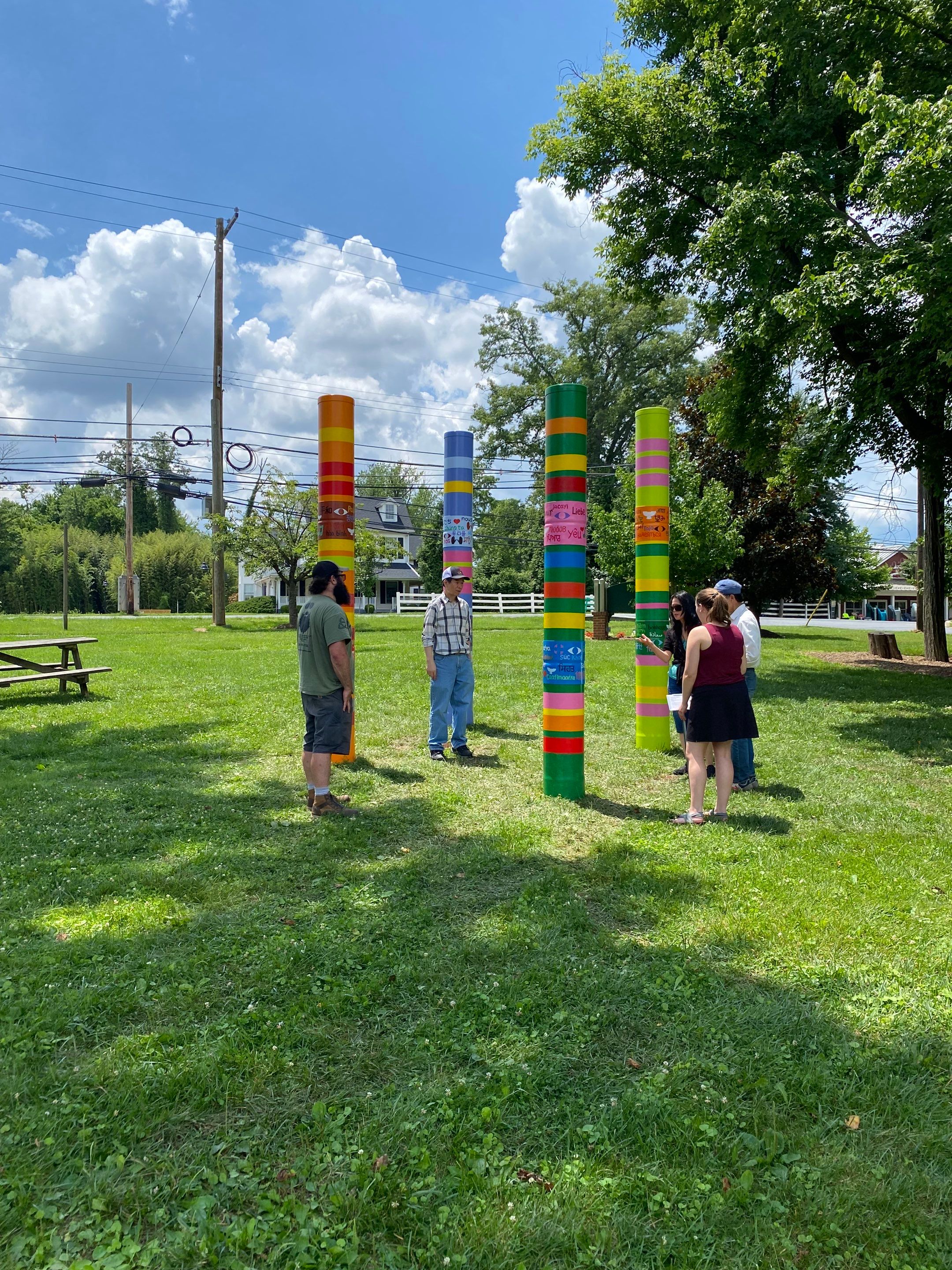 Indoor & Outdoor Art Installation by The Smet Companies, LLC