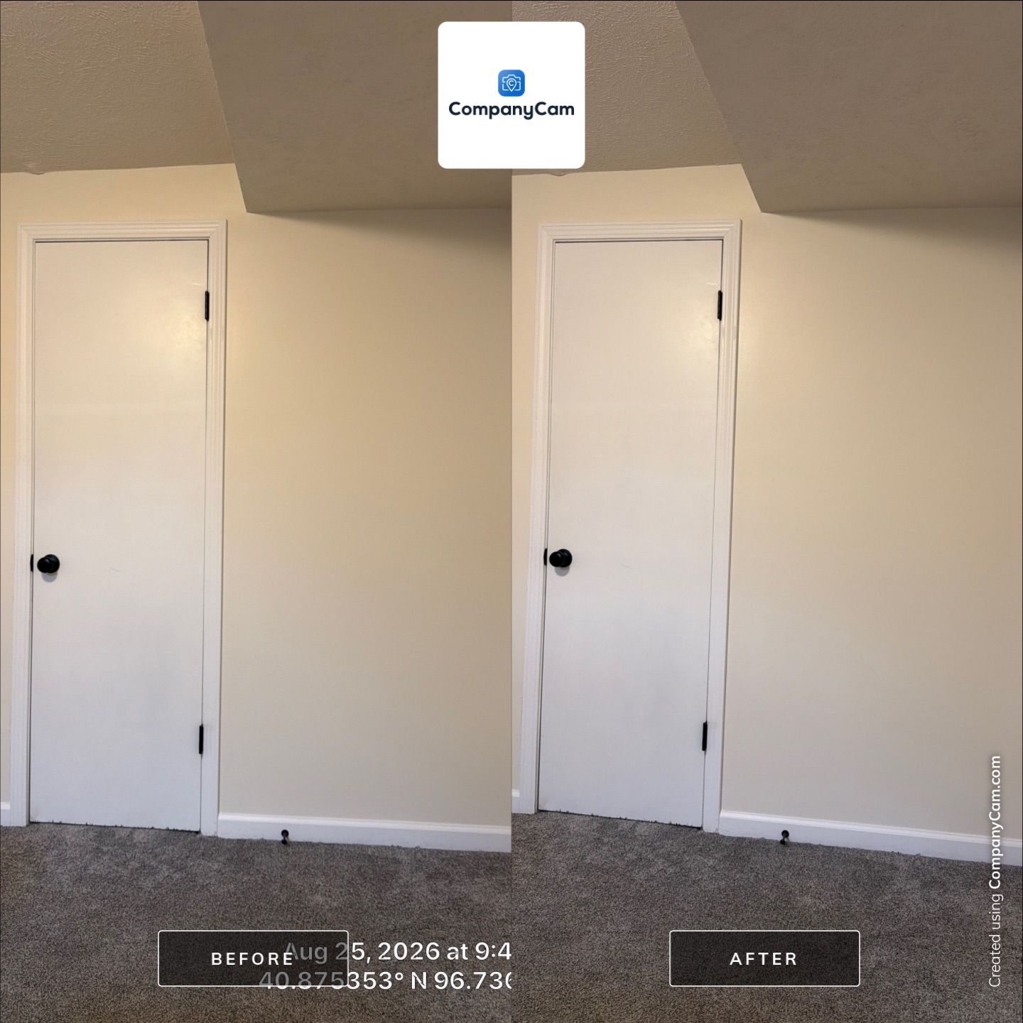 Modern Interior Door and Flooring Refresh in Lincoln by CompanyCam Sales Demo