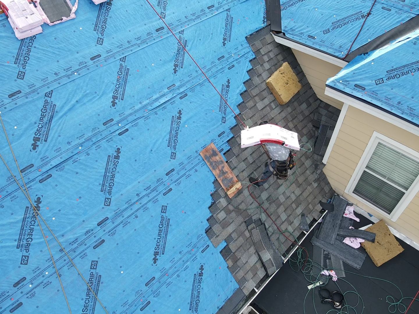 Residential Roofing Installation using Owens Corning by Inspector Roofing and Restoration