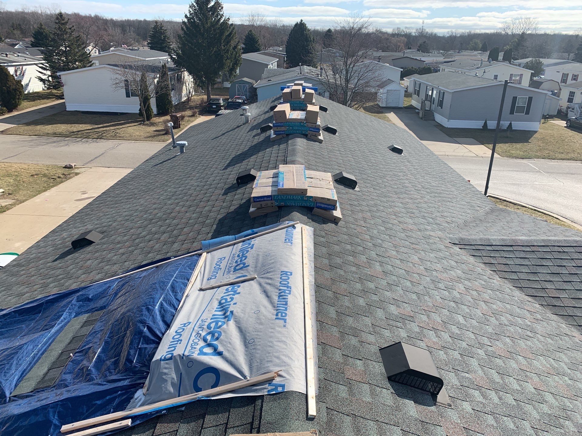 Roof Replacement using CertainTeed Landmark by 180 Contractors