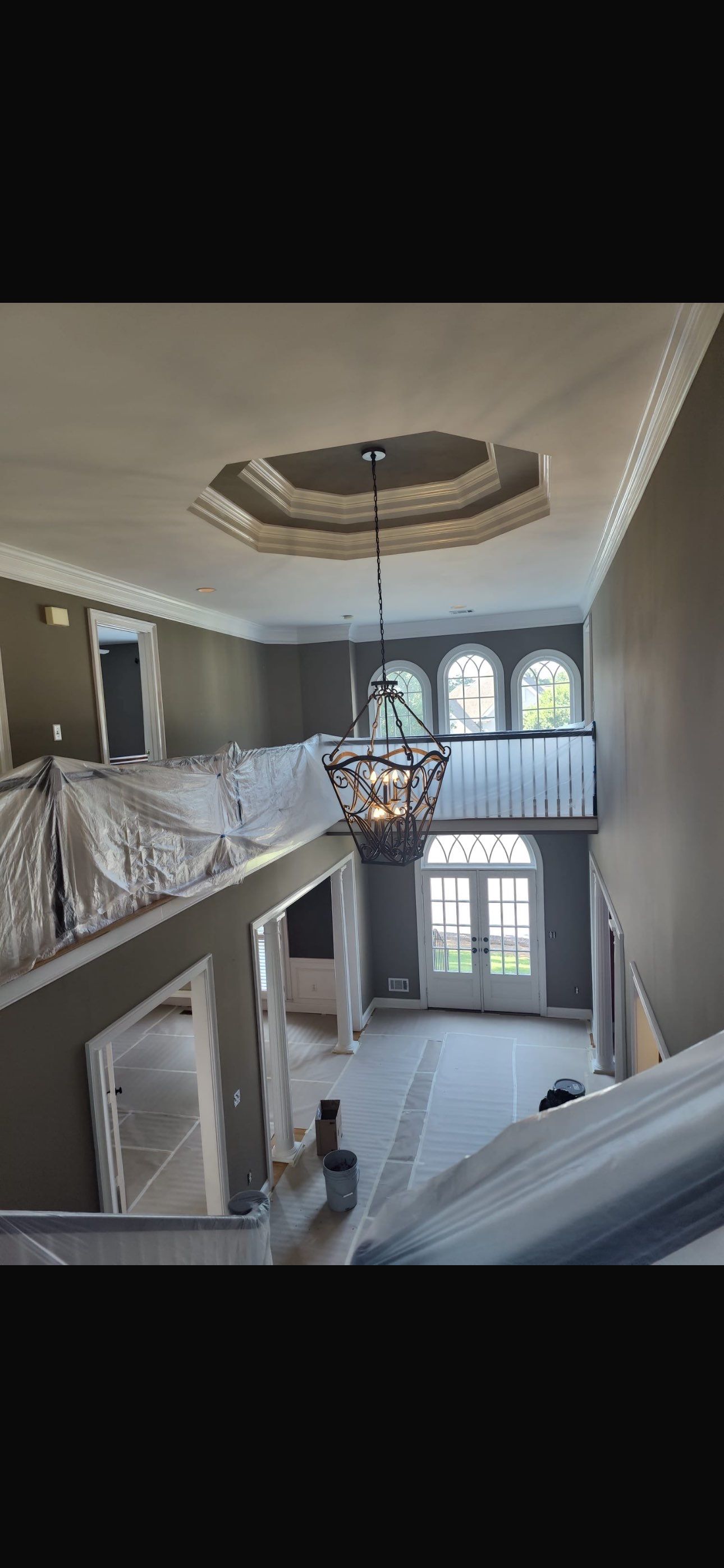 Full Interior Home Painting and Screened Porch Refinishing in Alpharetta by Swift Home Renovations