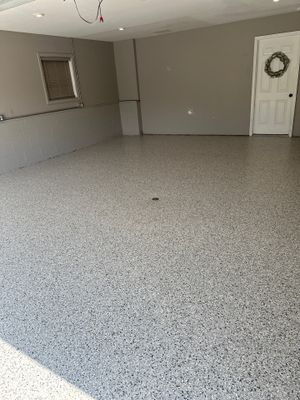Garage Floor Coating using Cabin Fever