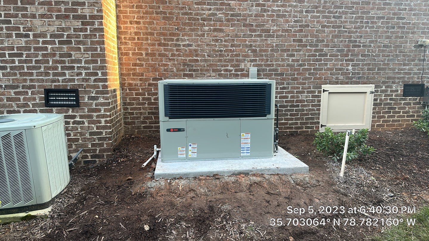 Trane Gas Package Unit Install by Nick's Mechanical LLC.