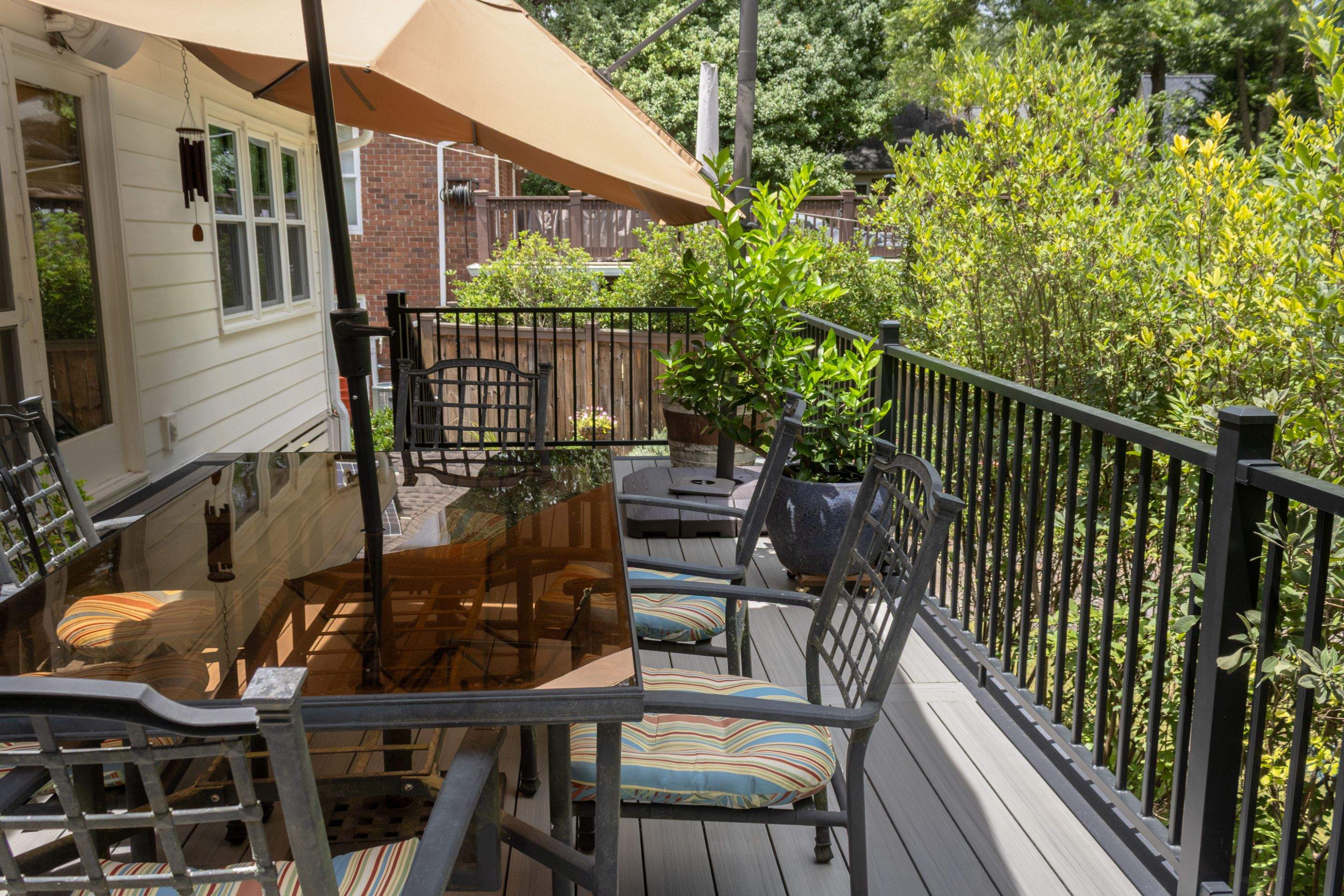 Atlanta, GA Deck Replacement and Hog Board Underpinning Install with Deckorators Summit Series Decking and Hardie Trim by Nelson Exteriors 