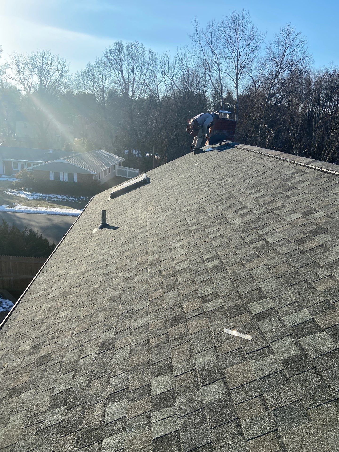 Residential Roofing Installation using TAMKO TITAN - THUNDERSTORM GRAY by Storm Ready Exteriors