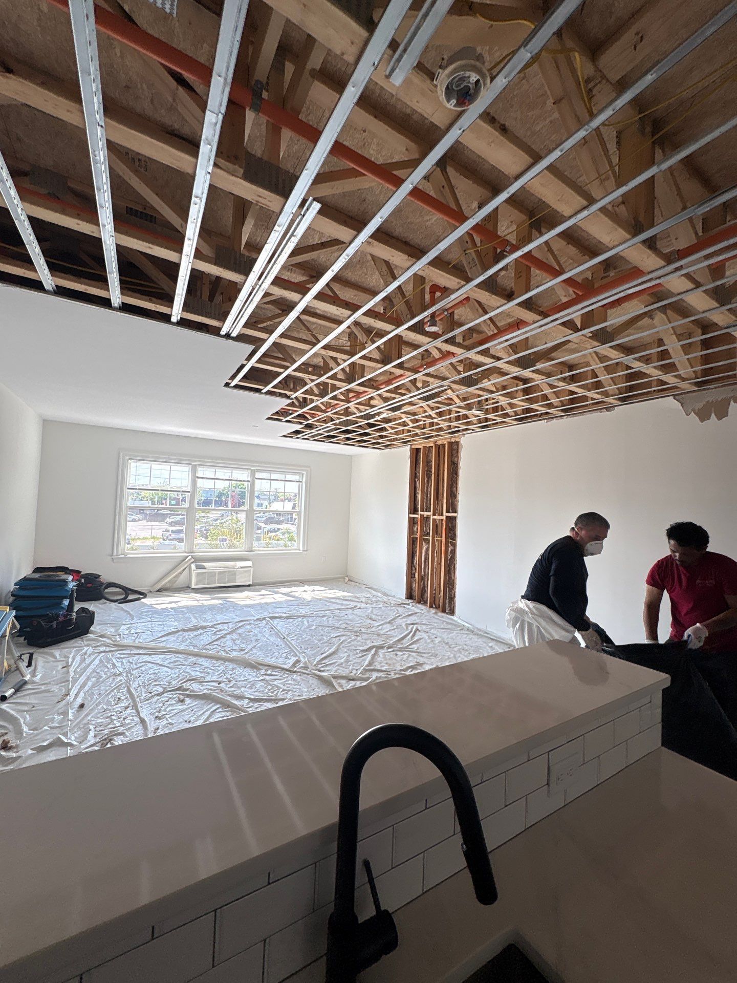 Emergency Water Mitigation and Restoration at Patchogue Luxury Apartments by EMS Restoration Corp