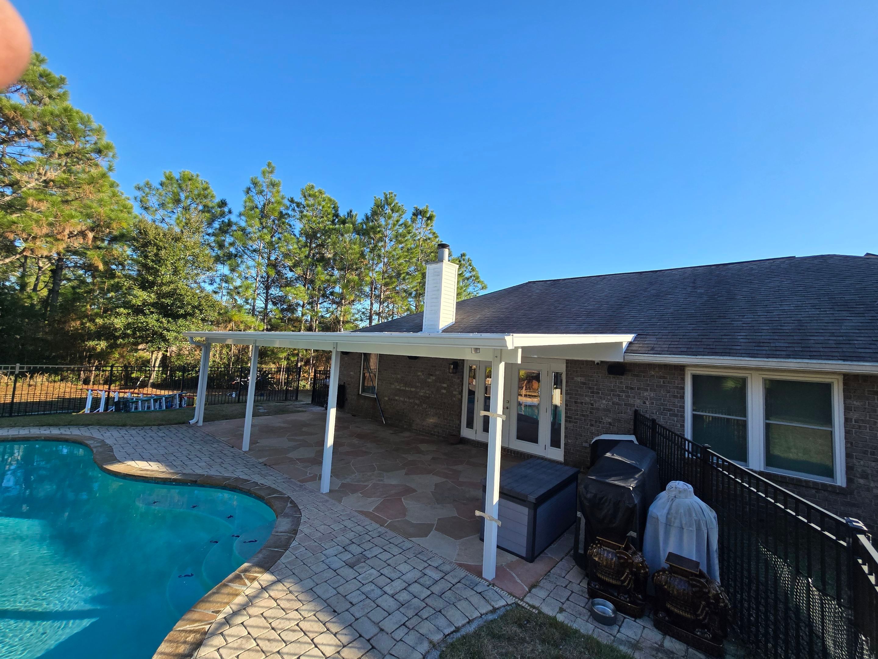 Navarre Poolside Patio Cover by Titan Sunrooms