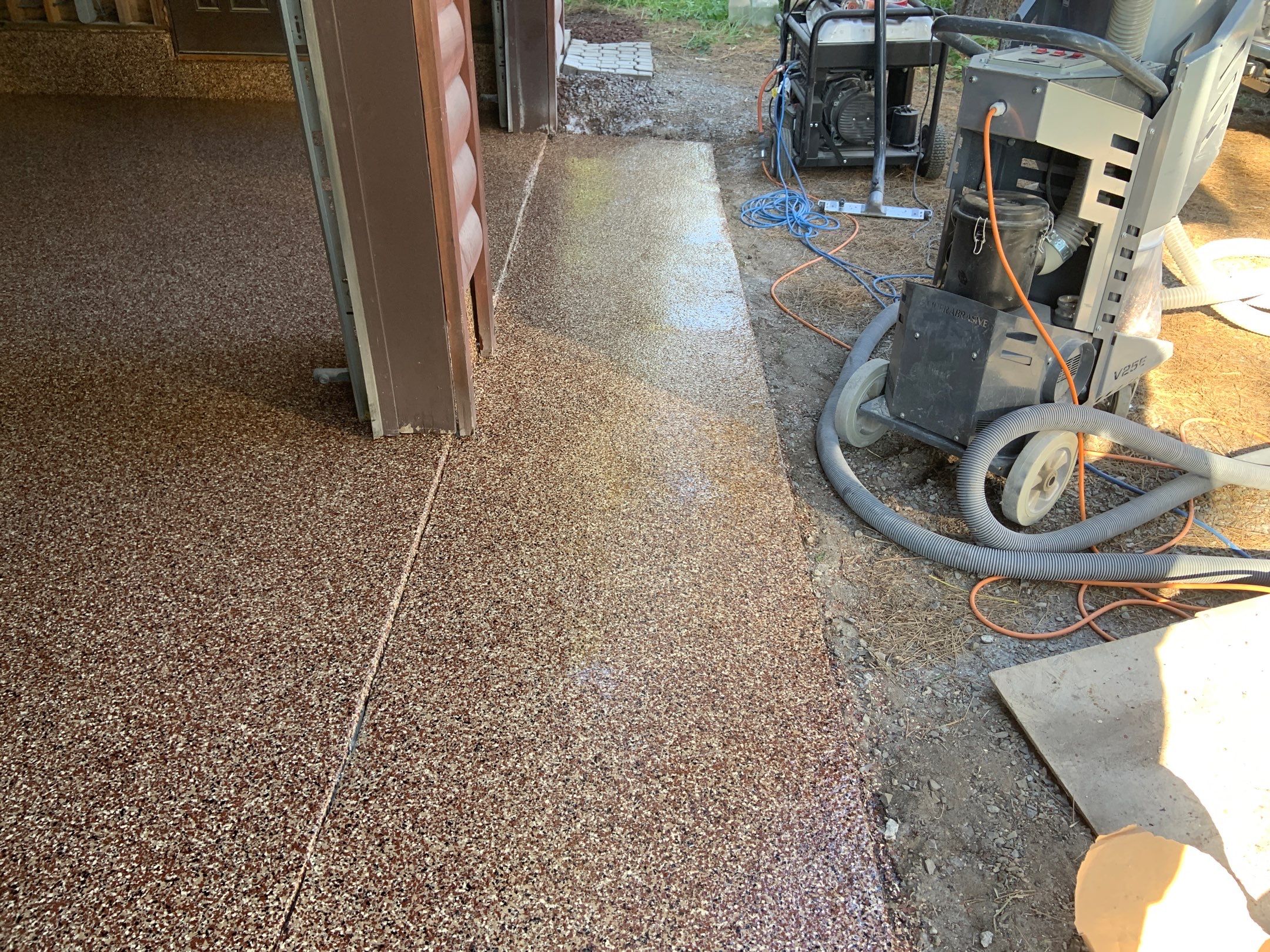 Countertop Transformation using Galaxy Colorway by Croc Coatings, LLC