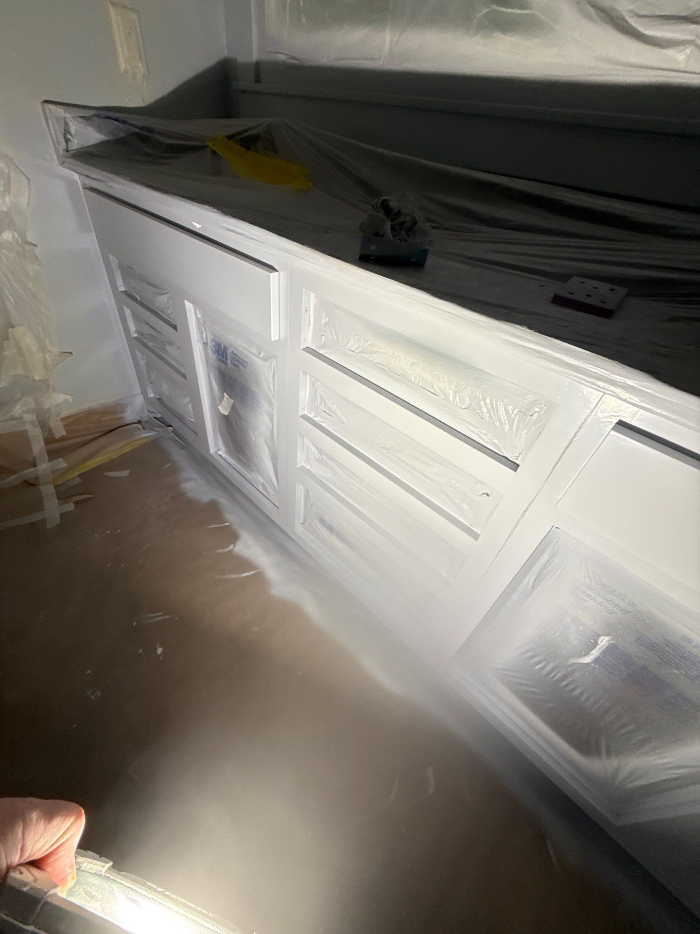 Residential Interior Repaint Color Change on Walls and Cabinets by Midwest Paint LLC