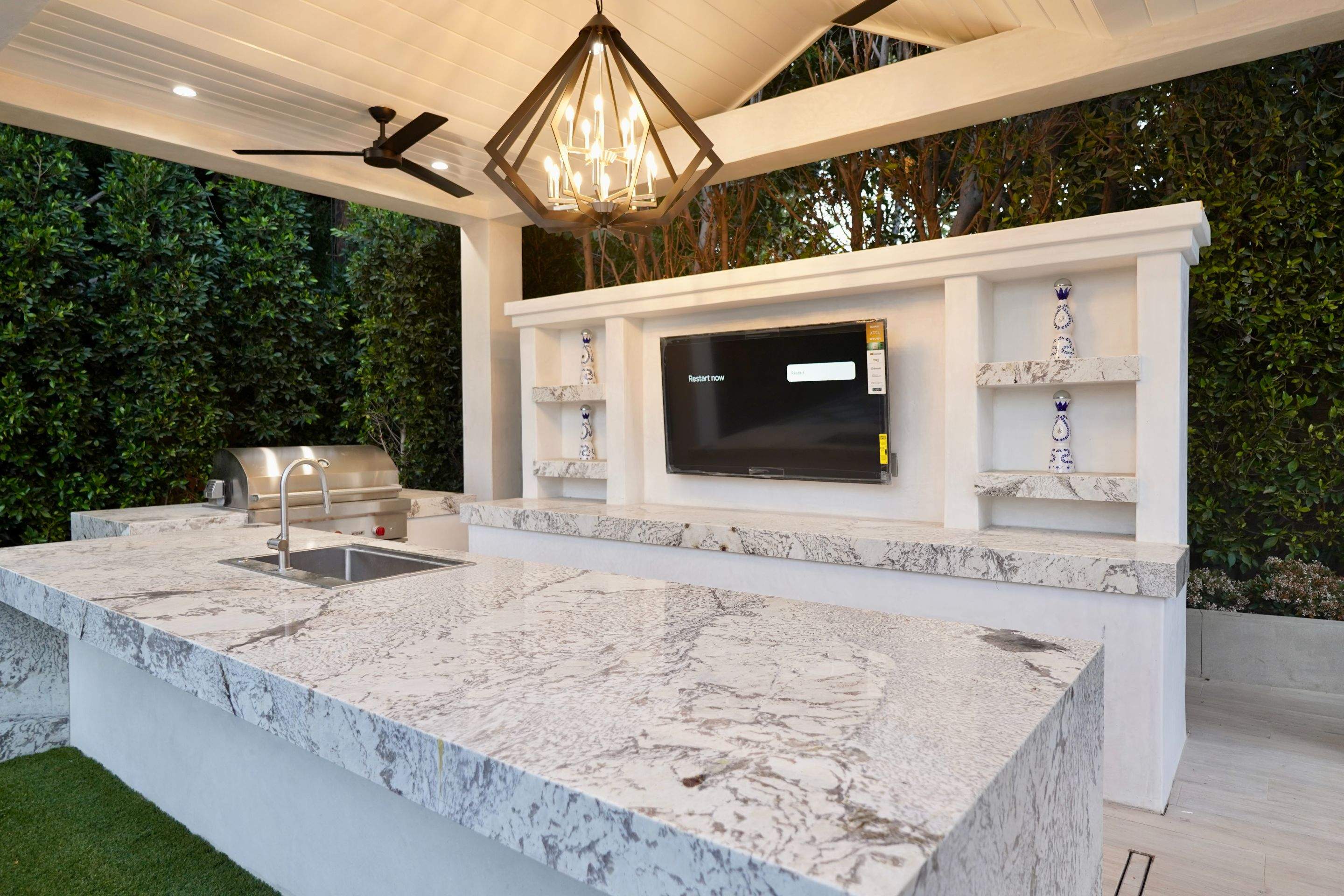 Complete Pool & Backyard Transformation, Pergola, Firepit, Deckwork by Lax Home Inc 