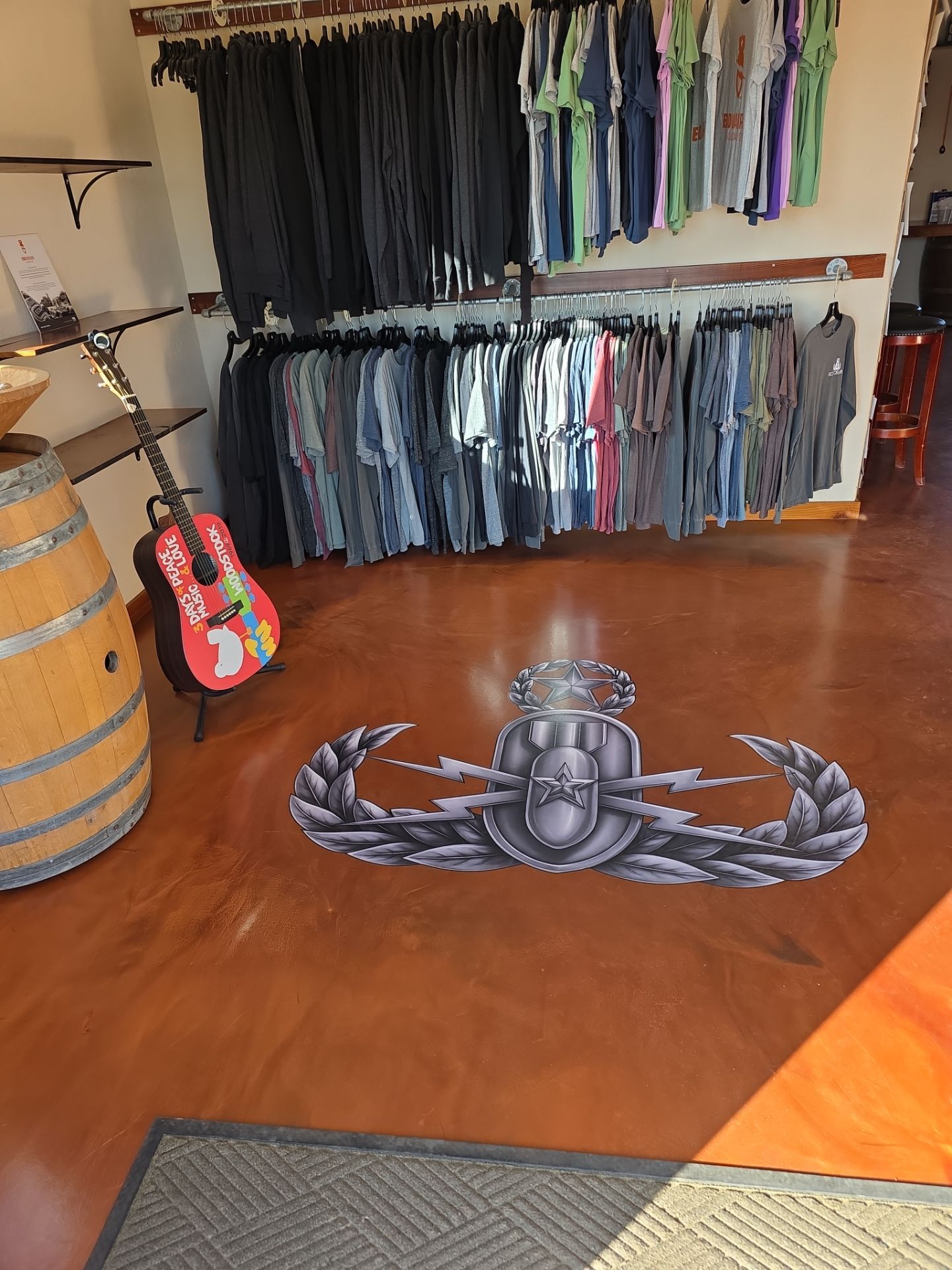 Custom Metallic Epoxy Floor Installation for San Miguel Winery by MGP Coatings