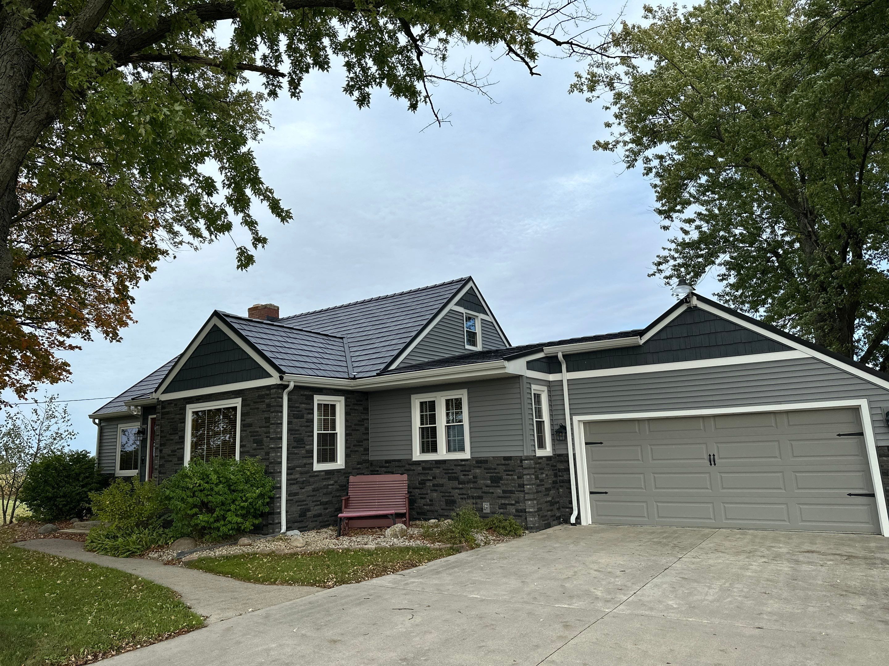 Wind-Resistant Metal Slate Roof Installation in Ossian, Indiana by 4Ever Metal Roofing