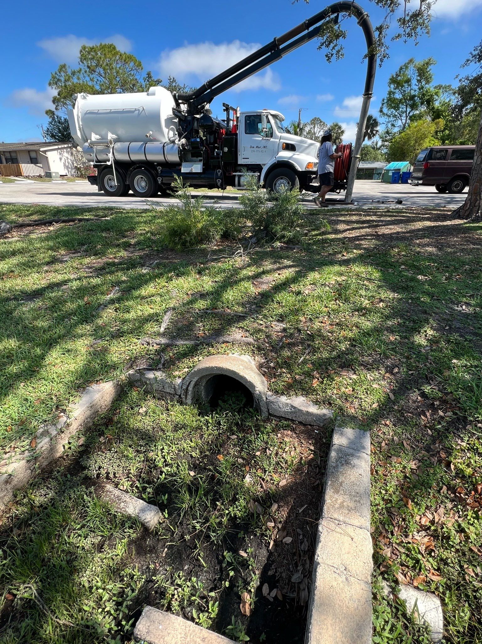 Apartment Complex Storm Water System Maintenance by Don Mar, Inc. Storm Water Solutions