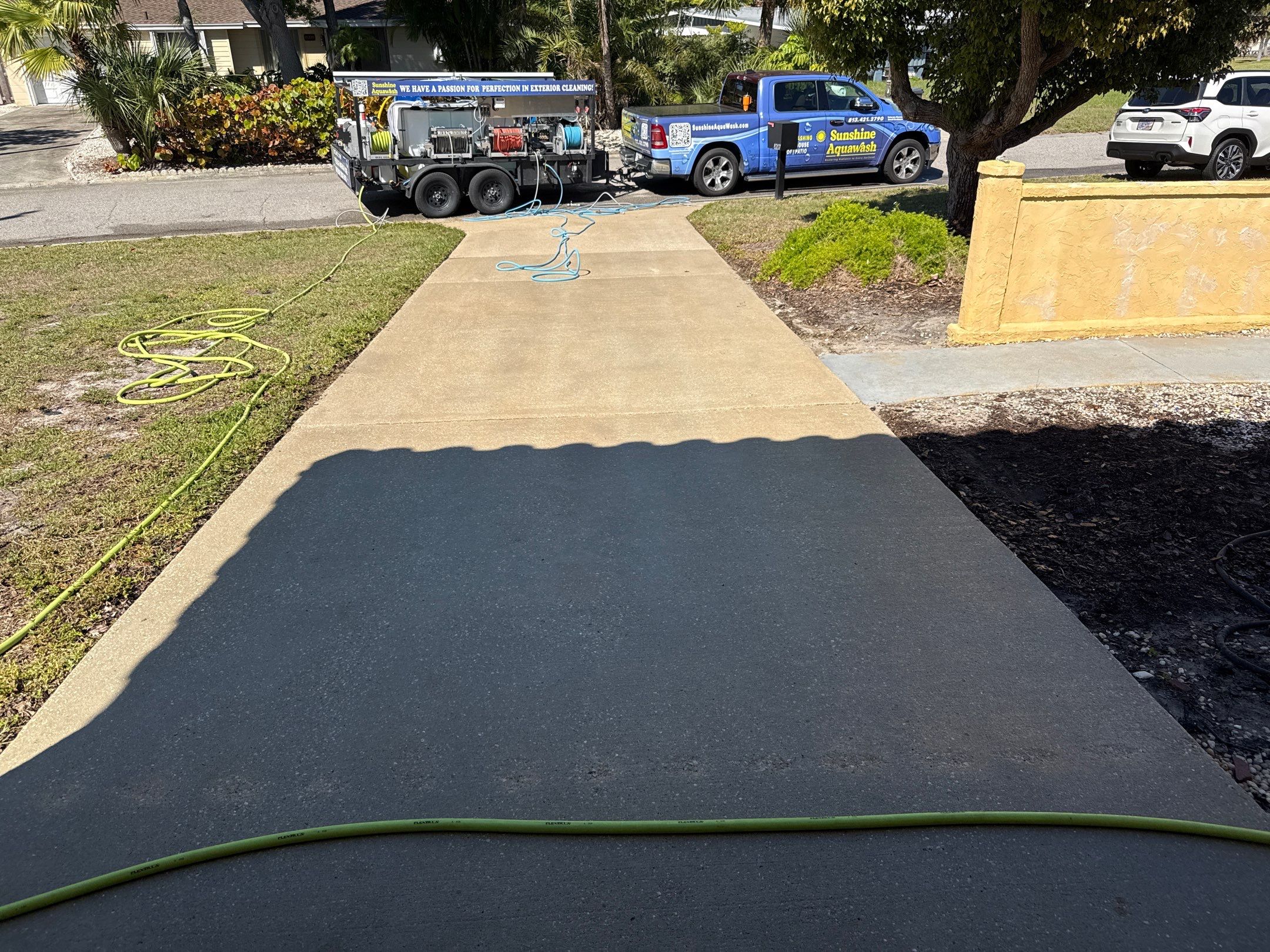 Full Exterior Cleaning Before Painting – Sarasota, FL (Near Sarasota Airport) by Sunshine AquaWash