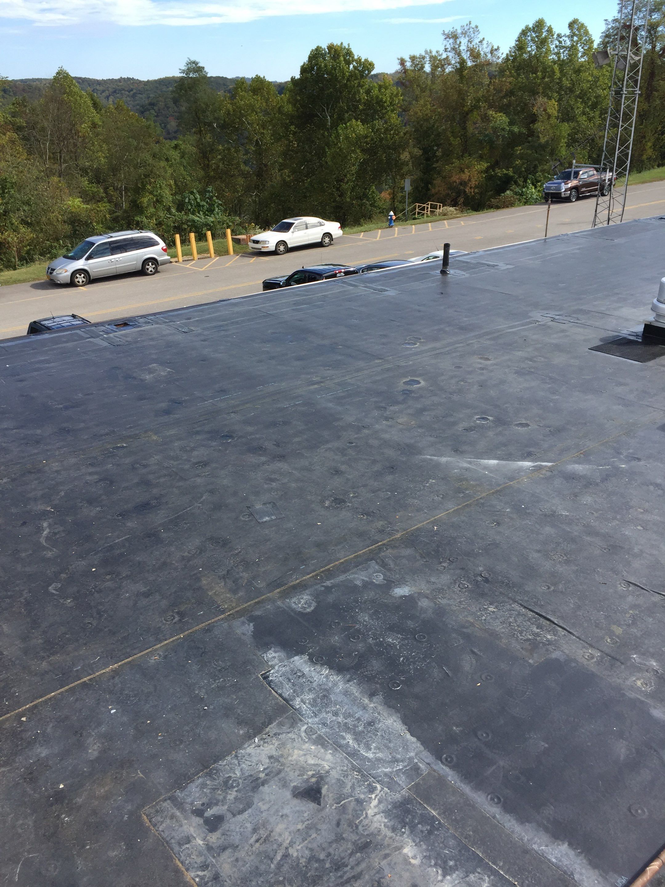 Commercial Rubber Roofing  using Carlisle Rubber Roofing System by Secure Construction Company Inc