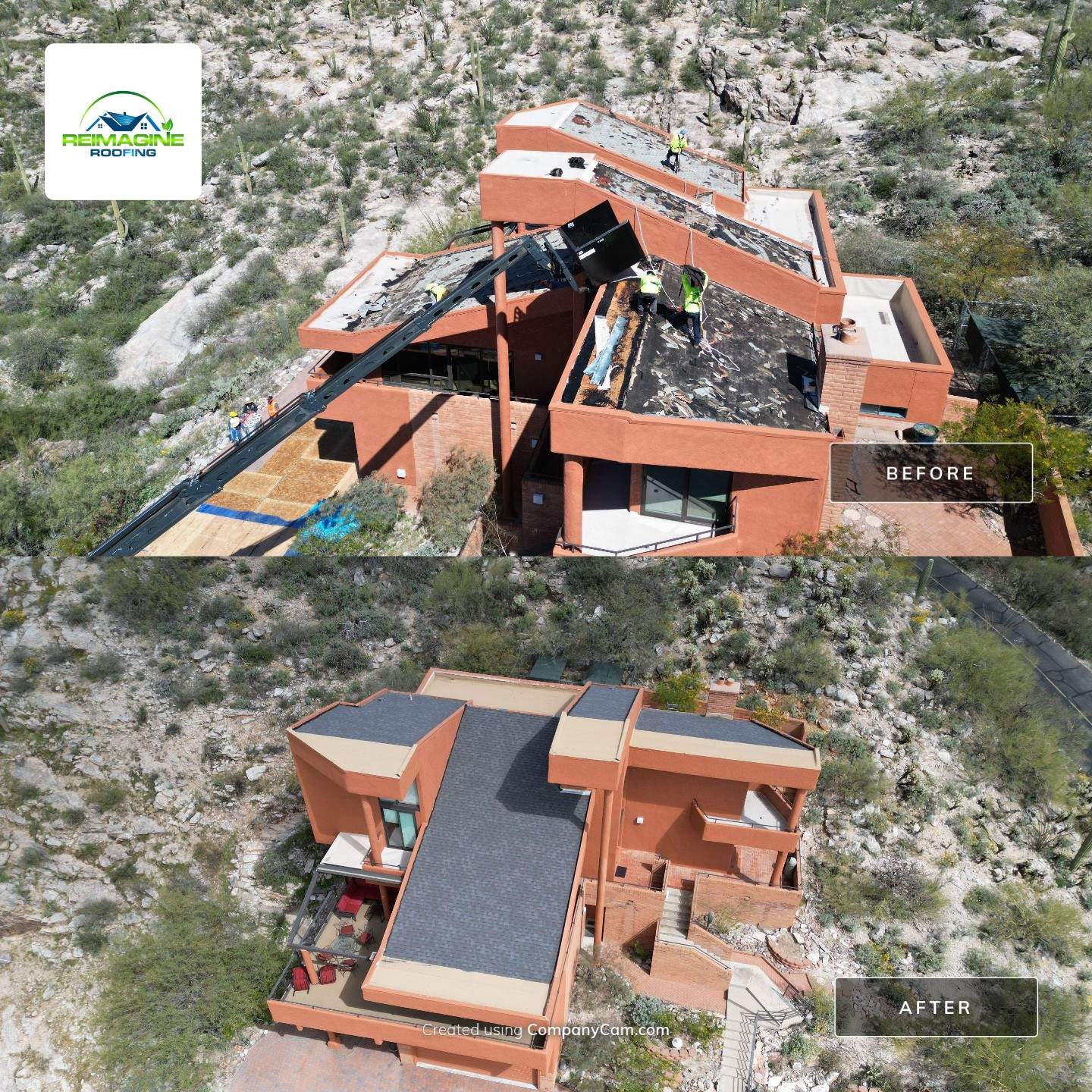 Estate Gray Shingles by Reimagine Roofing