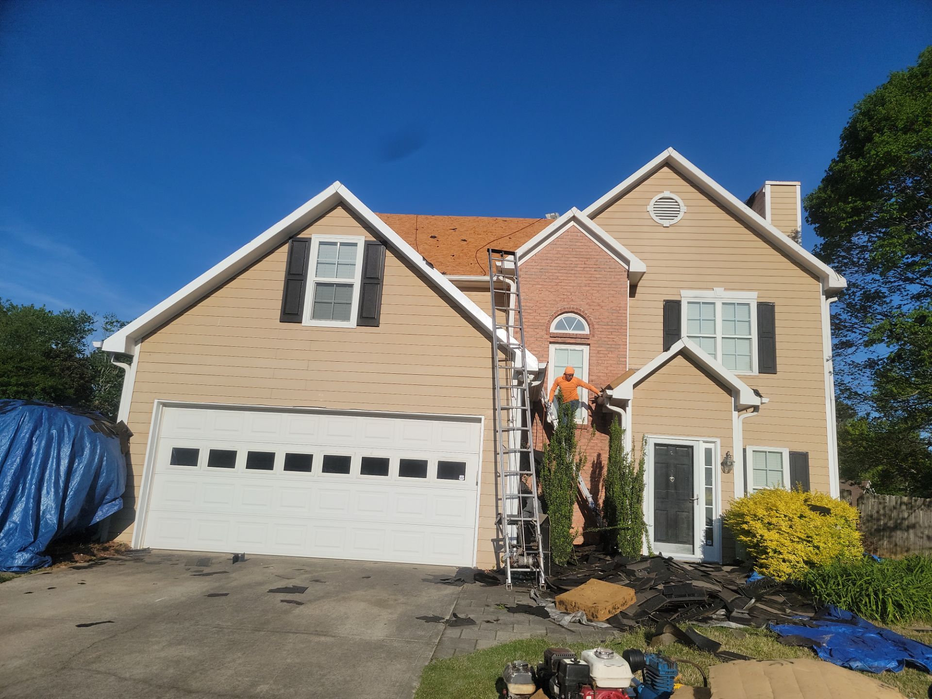 Residential Roof Replacement using Owens Corning TreDef Duration Williamsburg Grey by Inspector Roofing and Restoration