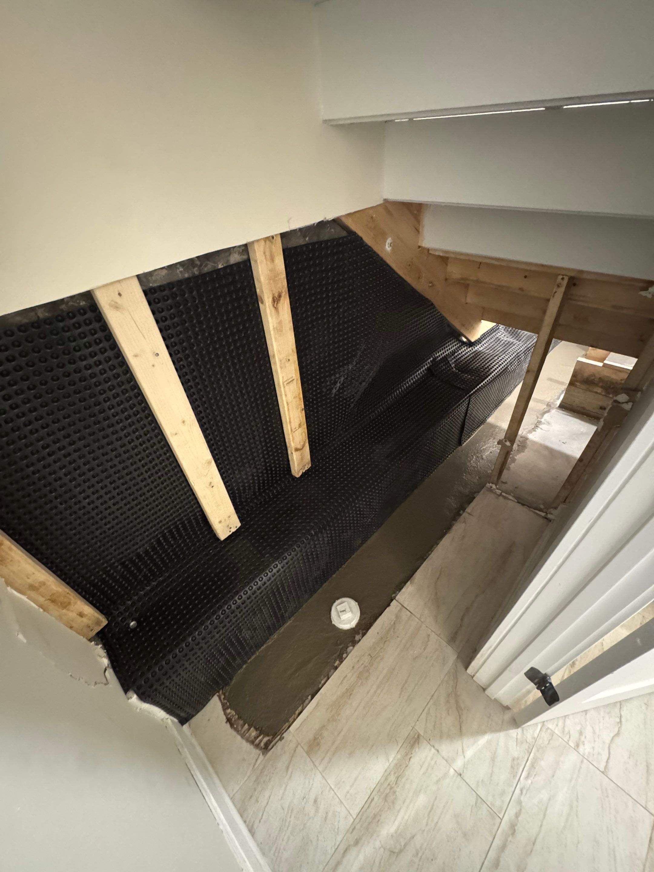 North Side Drain Tile System by Area Wide Waterproofing