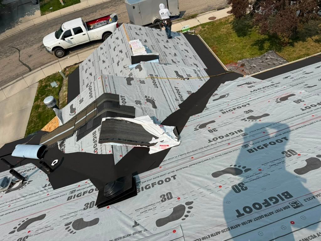Residential Roof Replacement and Decking Repair in Boise, Idaho by Olive Roofing