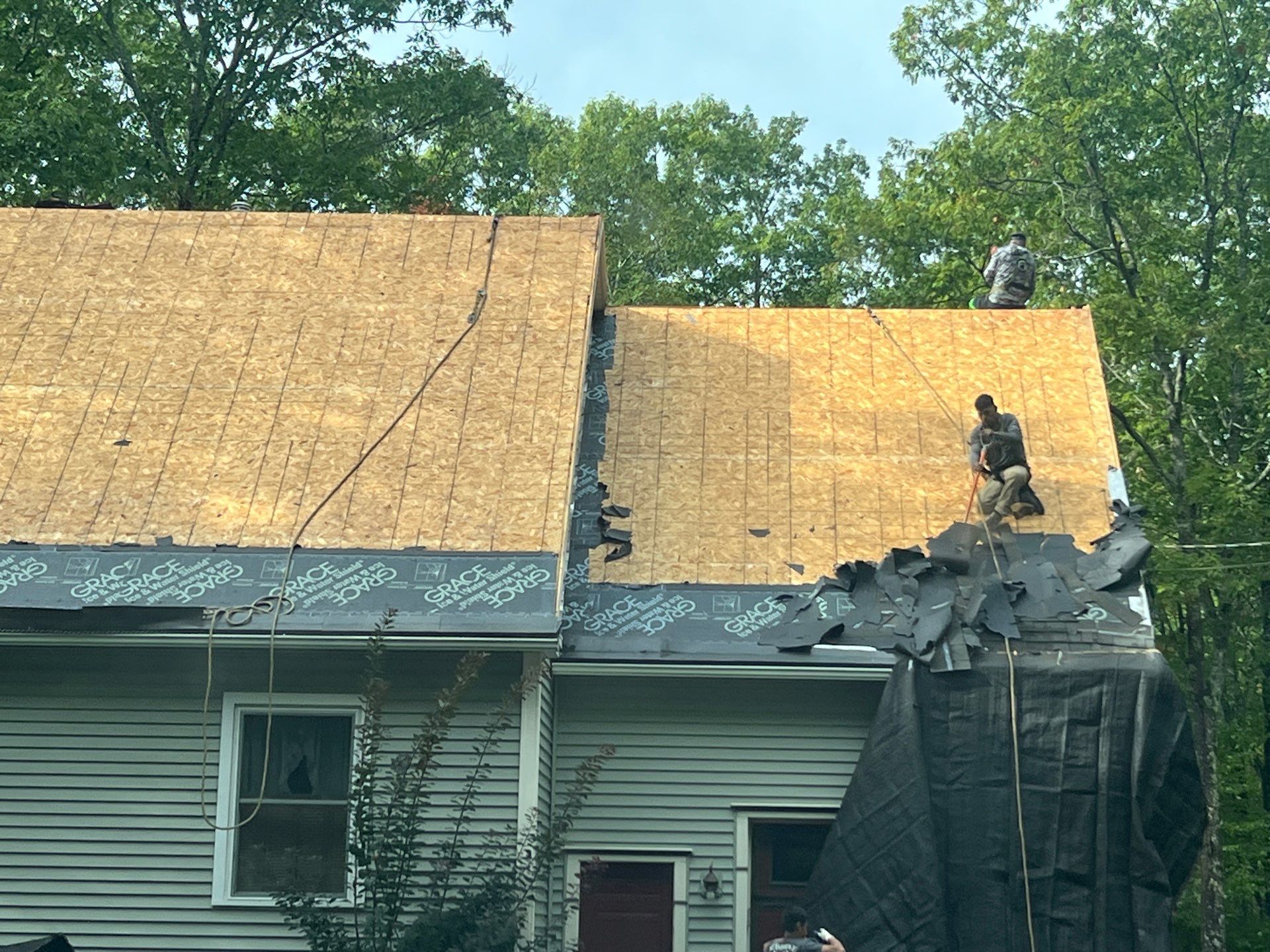 Shapleigh, ME – Asphalt Shingle Roof Replacement by Tall pine roofing