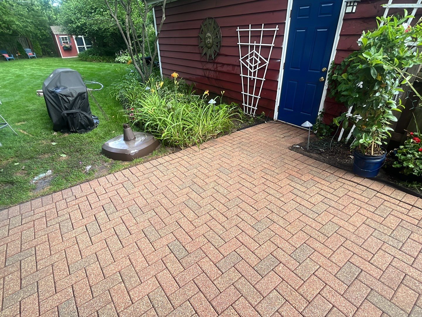 Brick paver clean, sand and seal. using Surebond SB-1300 by Northern Power Washing LLC.