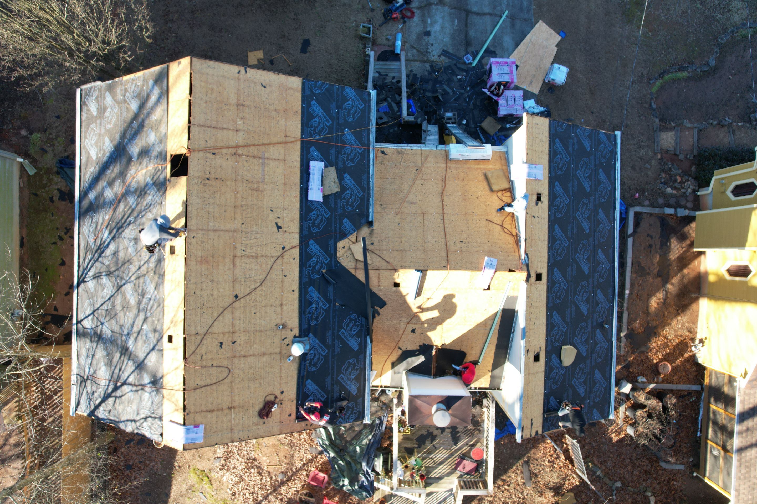 Residential Roofing Installation using Owens Corning by Inspector Roofing and Restoration