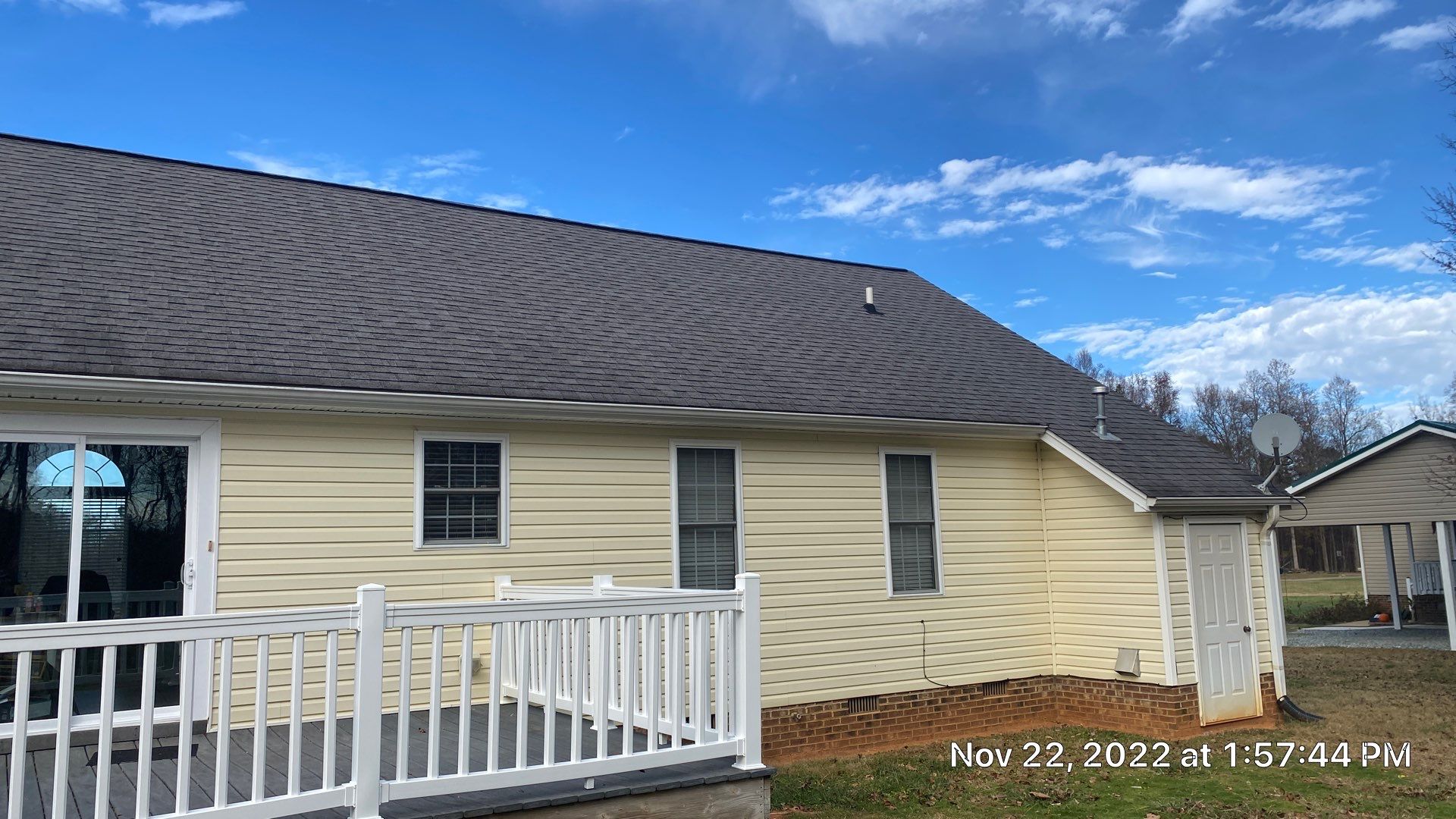 Roof Replacement using Gaf HDZ Charcoal by Just In Time Roofing and Restoration