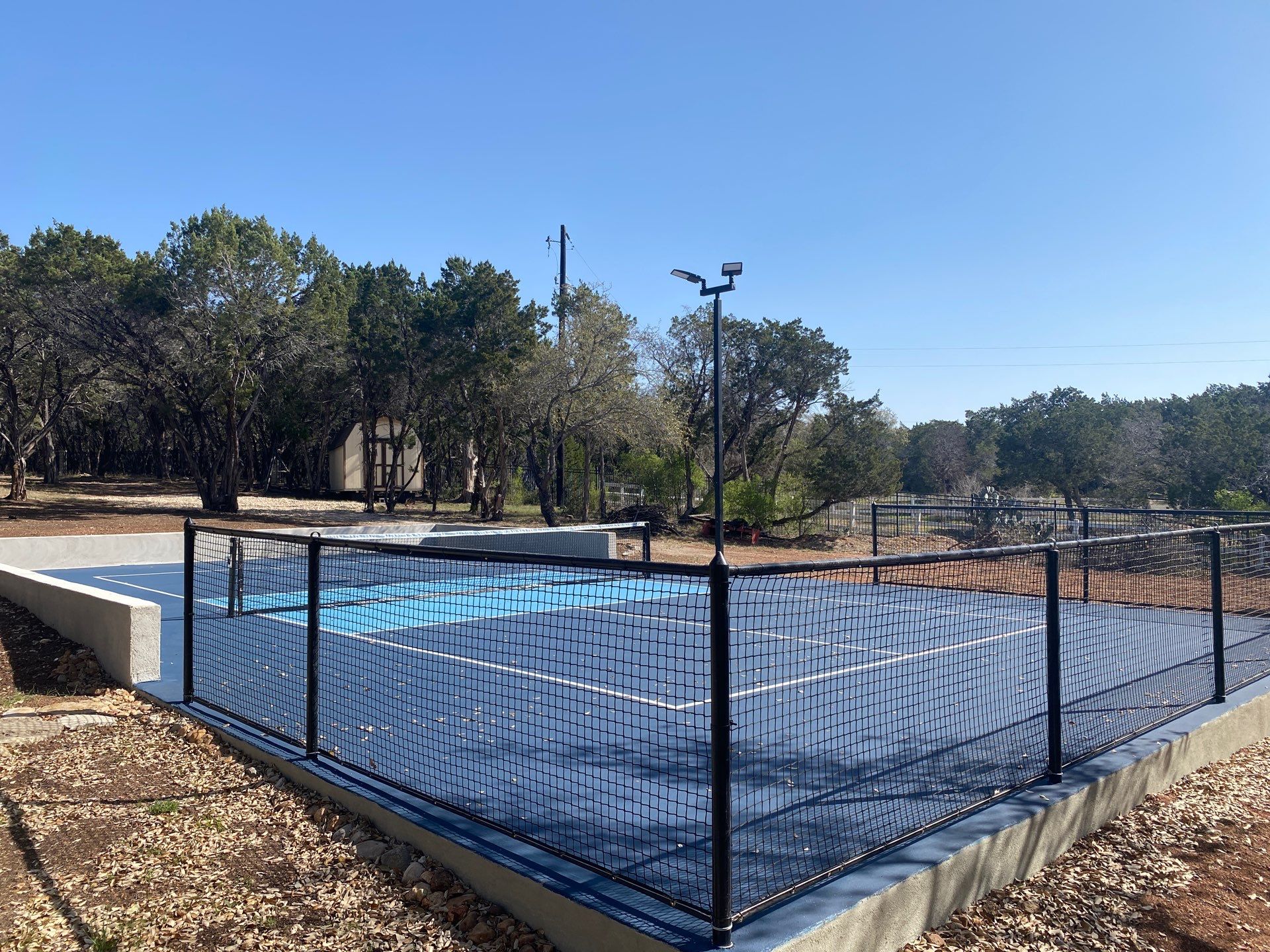 Pickleball Court in Marble Falls by Sport Court Austin
