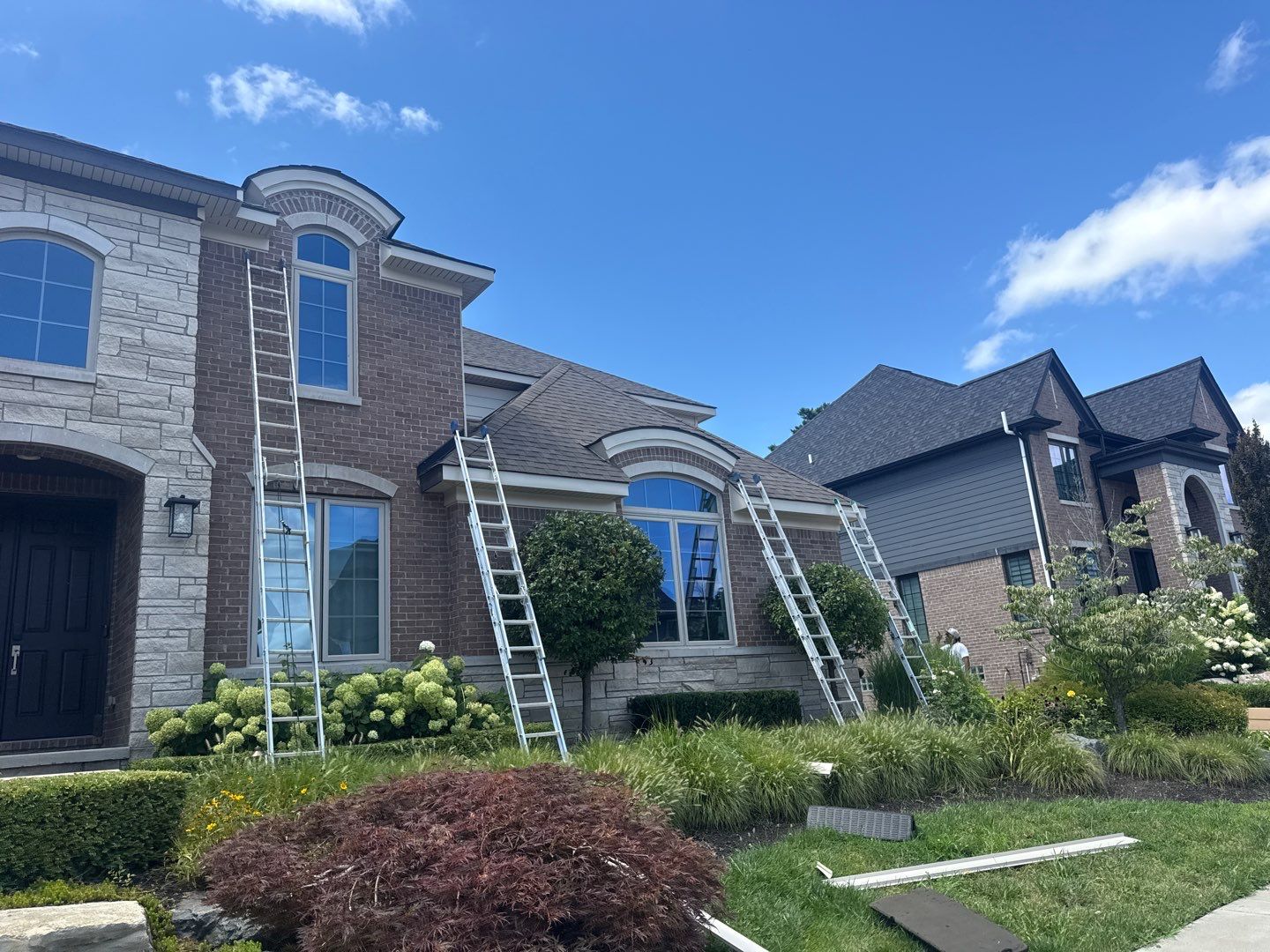 Siding Replacement using Alside S7 Cedar Mill Grain Composite by 180 Contractors