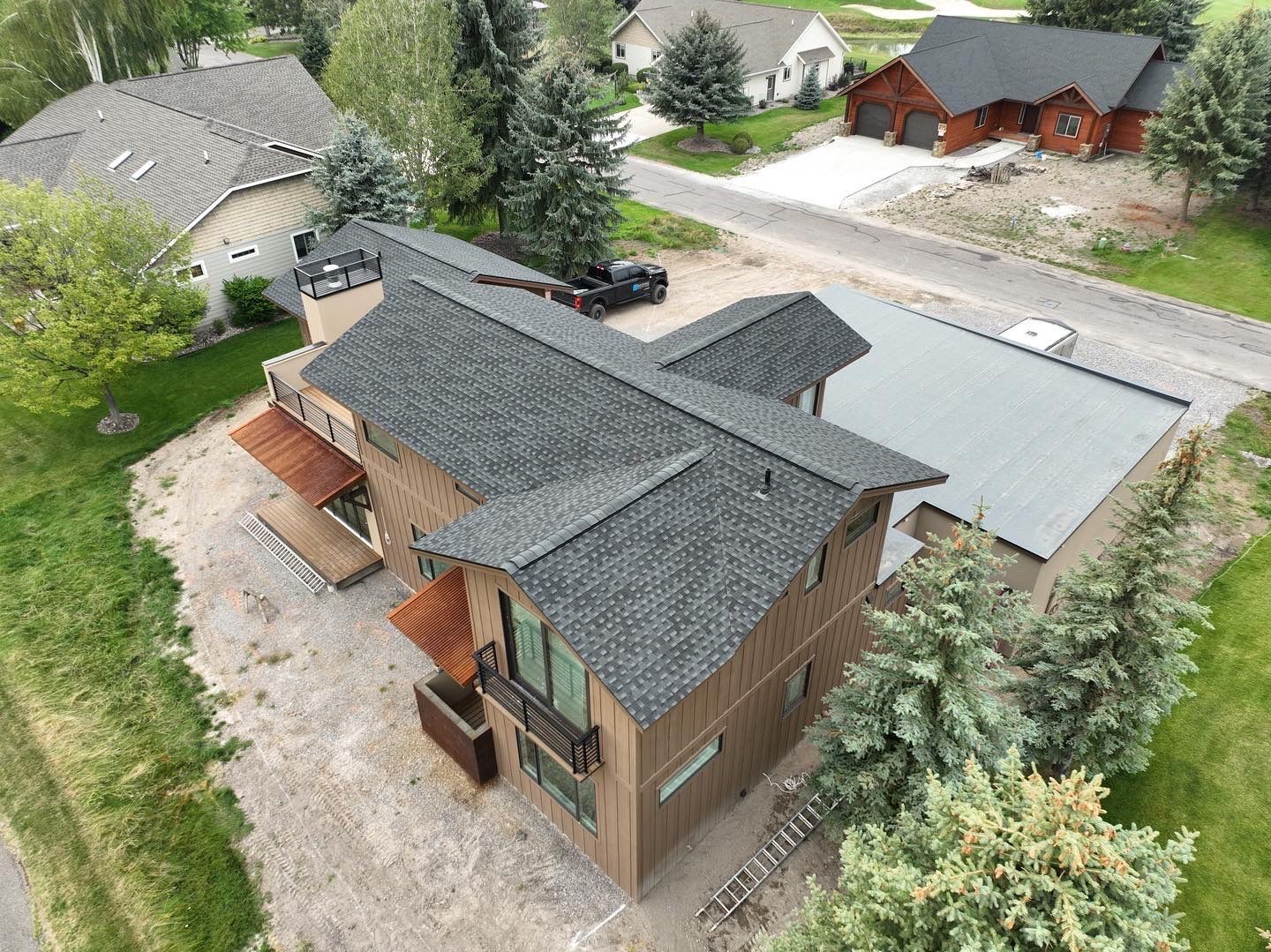 GAF Timberline HDZ - Charcoal by Montana Roofing Solutions