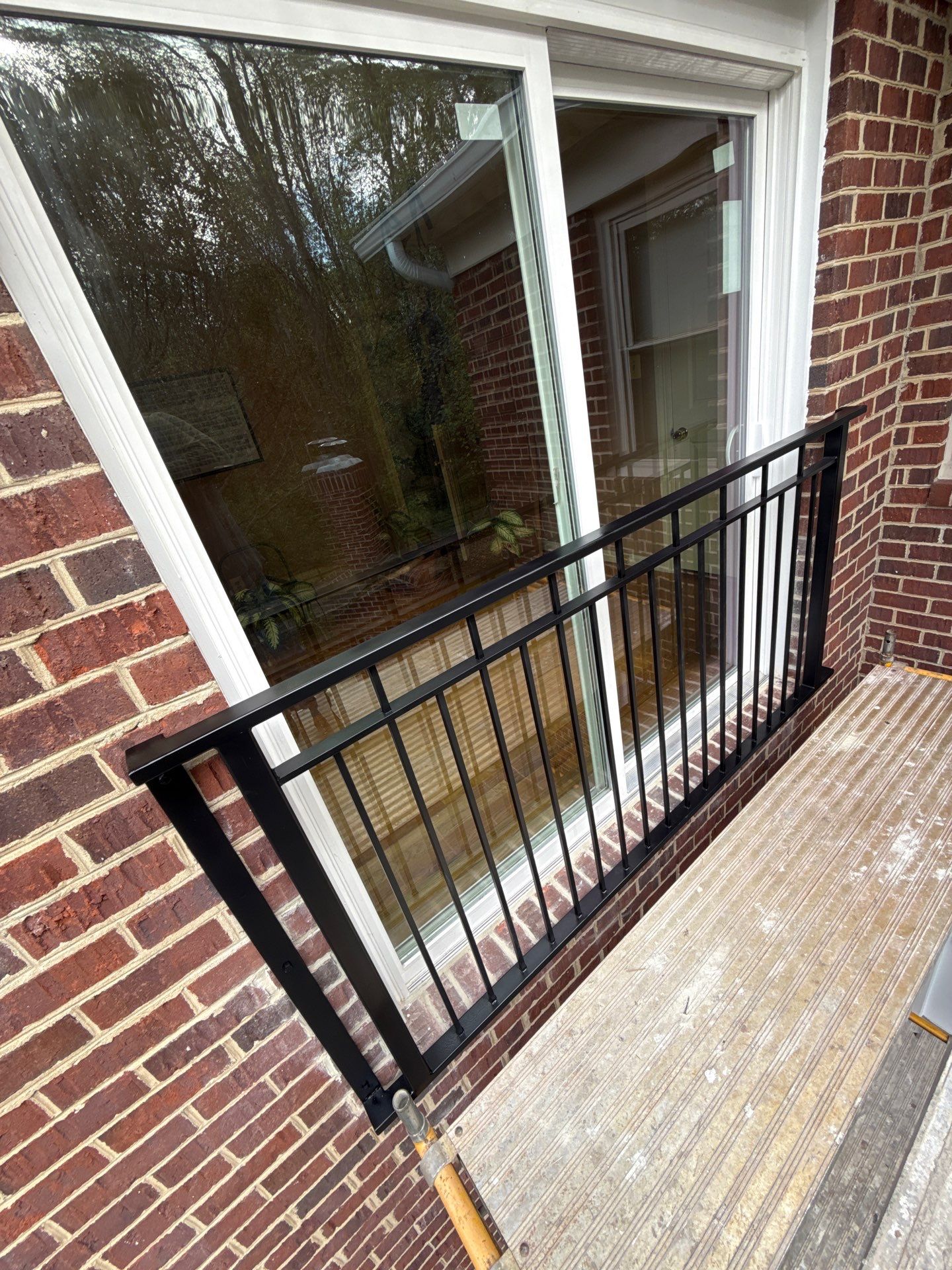 Modern Minimalist Exterior Balcony Railing – Residential Enhancement – Potomac, MD by Capitol Iron Works