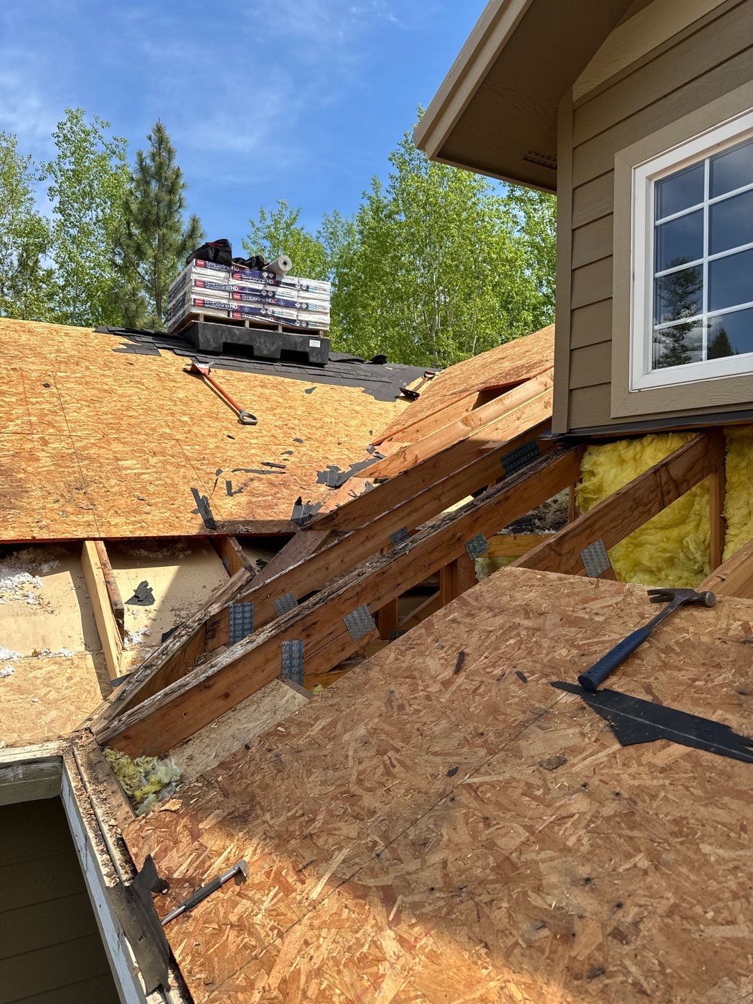 GAF HDZ Charcoal Roof Replacement  by Montana Roofing Solutions