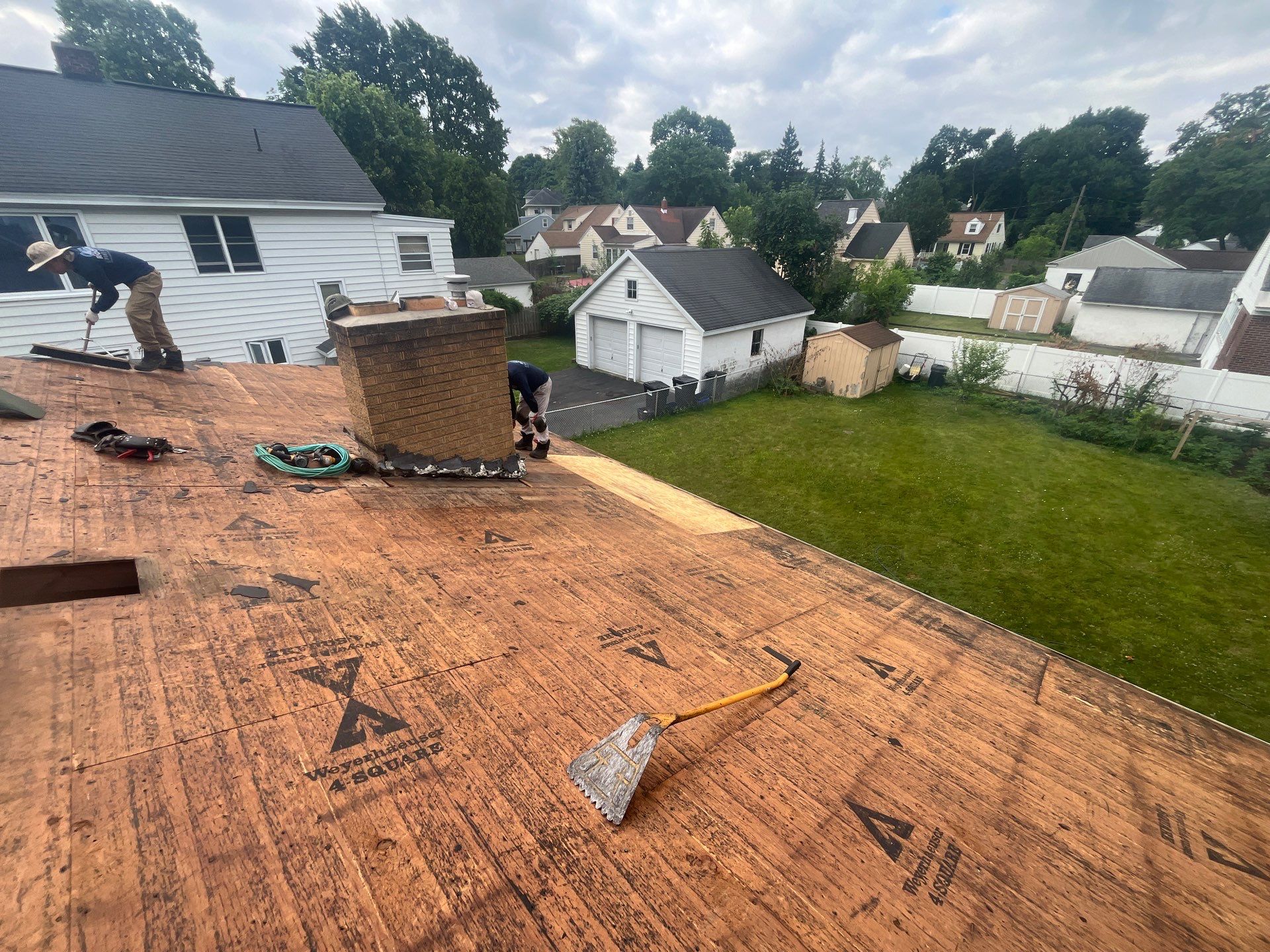 🏠 Roof Replacement Completed in Syracuse, NY | Owens Corning Shingles 🛠️ by Alpha Omega Roofing LLC