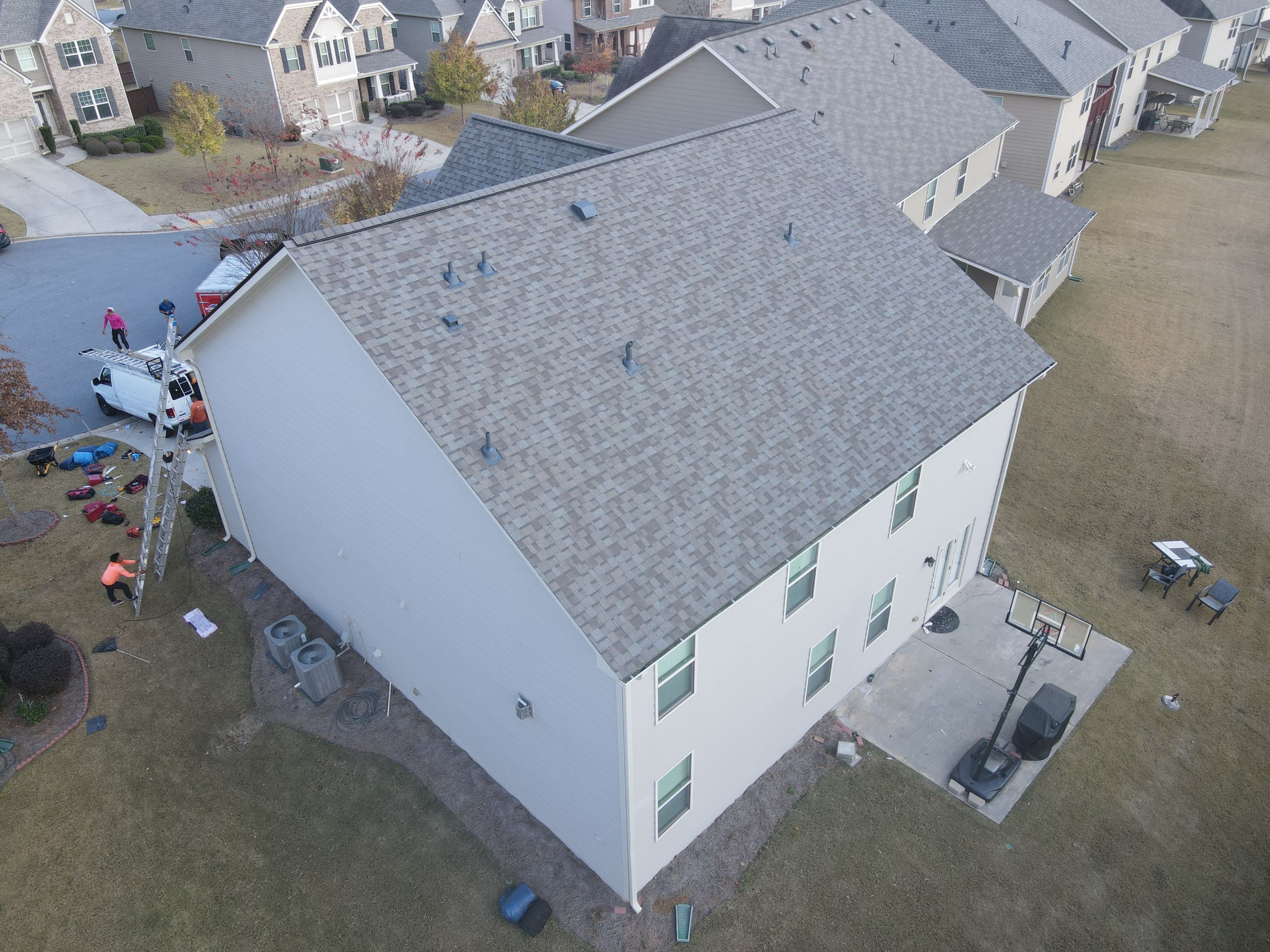 Residential Roofing Installation using Owens Corning by Inspector Roofing and Restoration