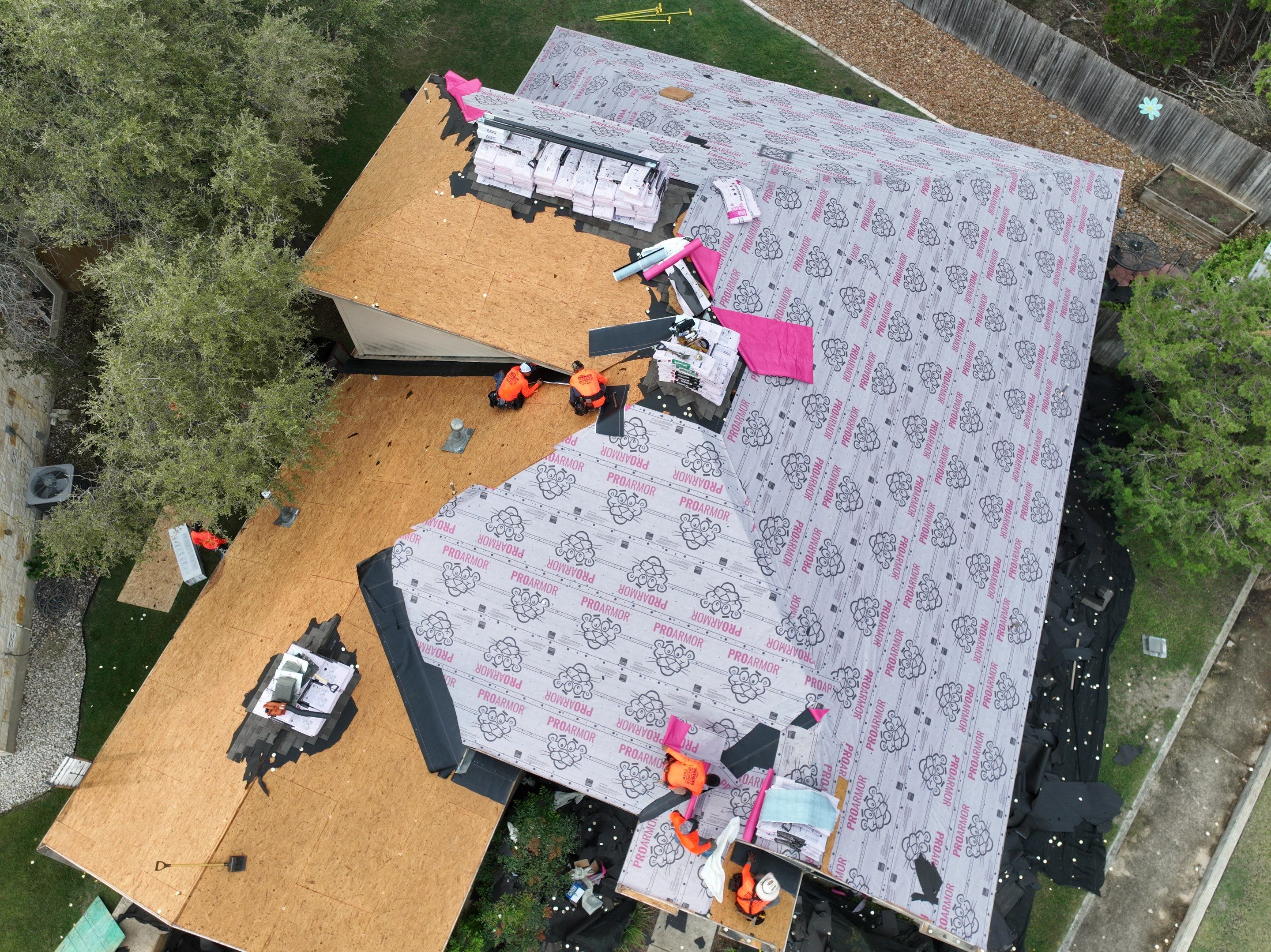 Residential Roof Replacement using Owens Corning Duration Shingles - Onyx Black by Premier Roofing and Contracting