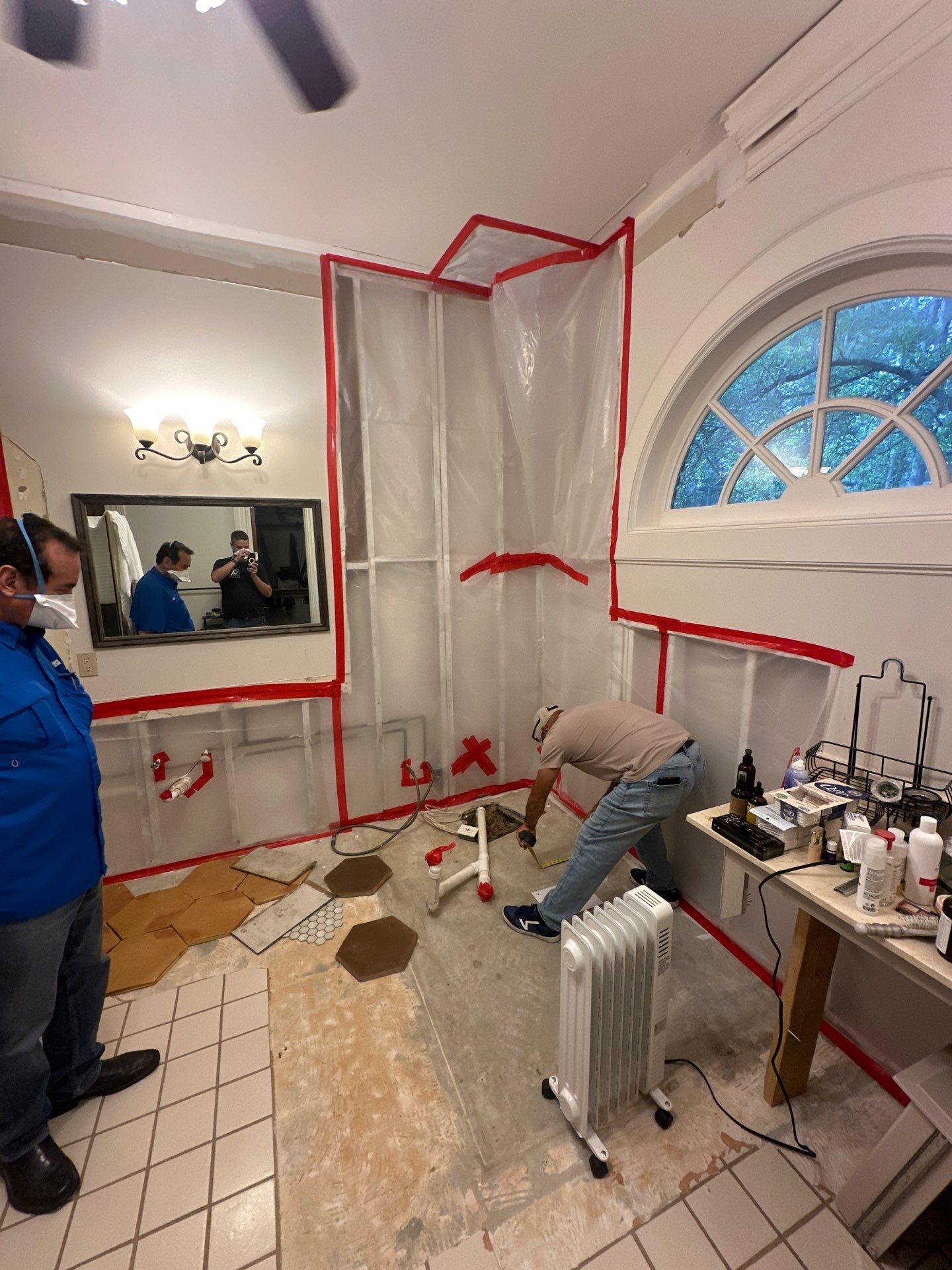 Bathroom Remodel and Flooring in Tomball, TX by SophAlx LLC