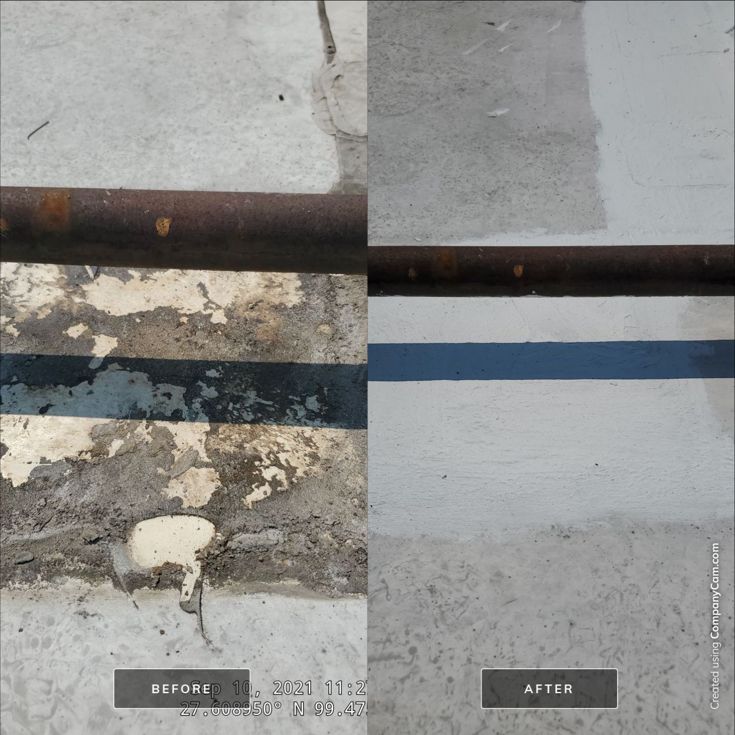 Commercial Roofing Repair using Silicon Roof Coating by JM Flores Roofing & Construction, Inc