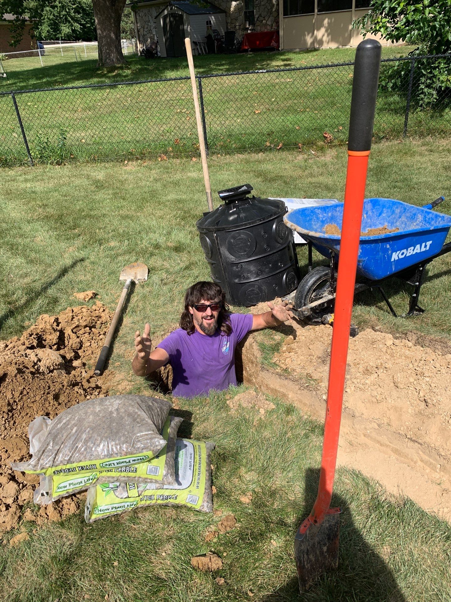 Buried Downspout Extensions  by Homeward Environmental LLC