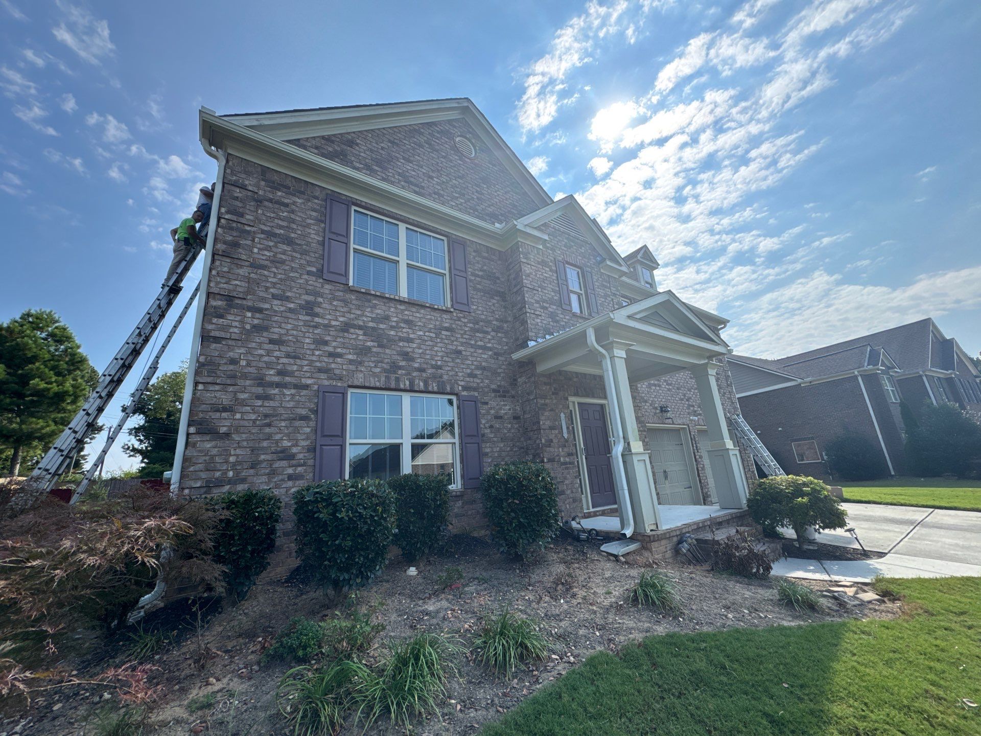 Exterior Painting and Trim Refresh for Dacula Residential Property by Swift Home Renovations