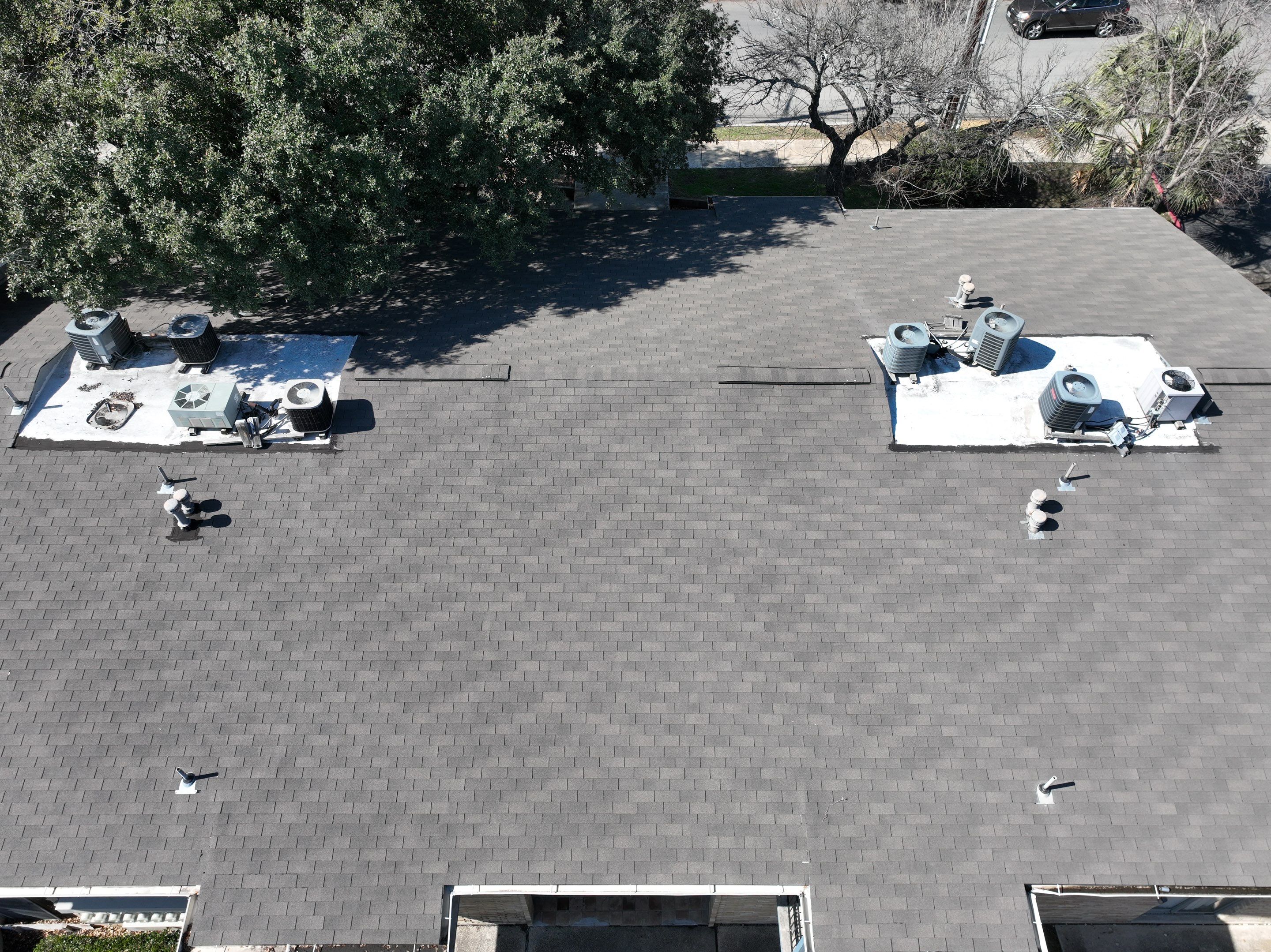 Commercial Roof Inspection using Drone Inspection by Premier Roofing and Contracting