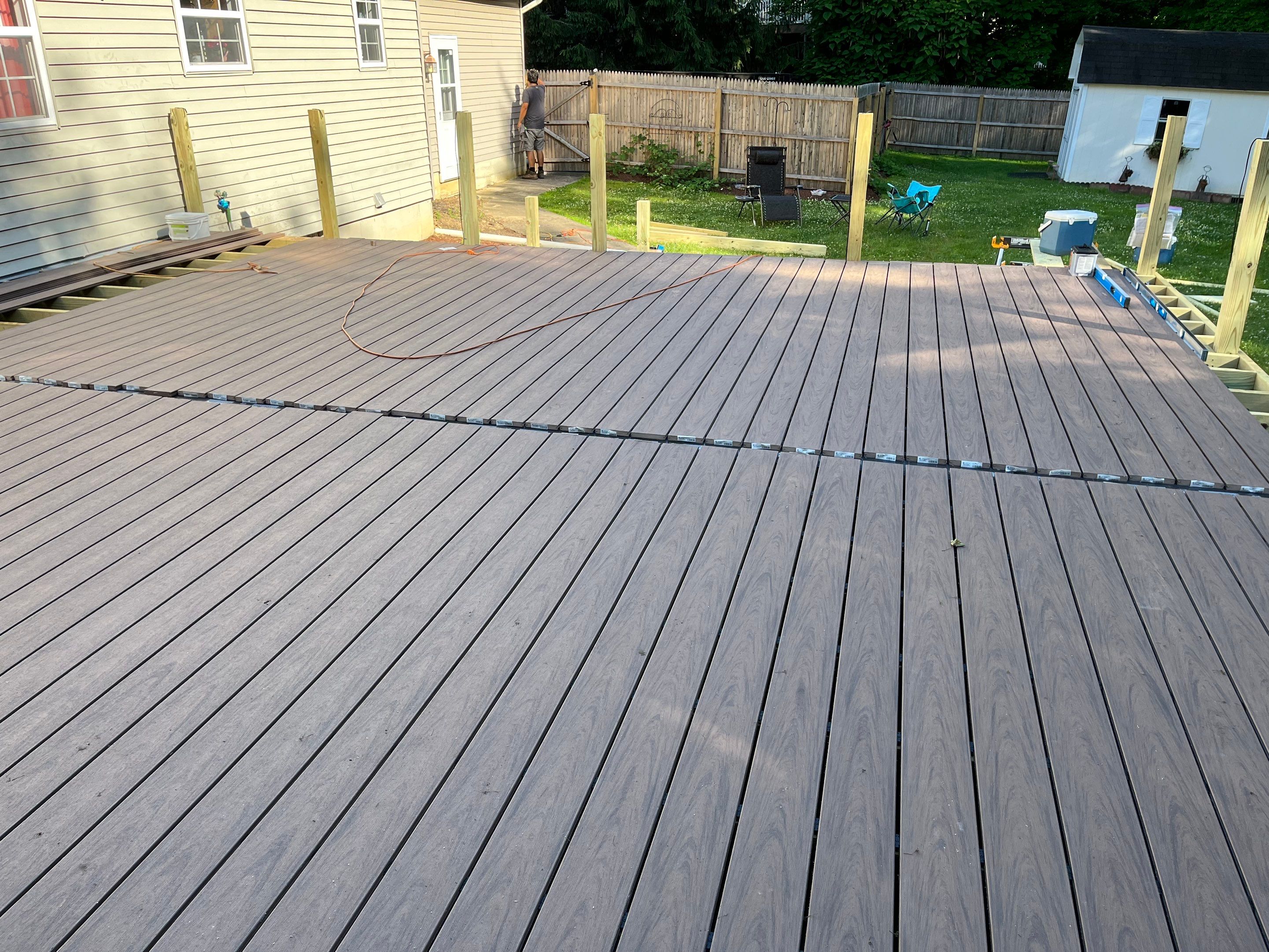 New Deck in Robinsville by deck guardian