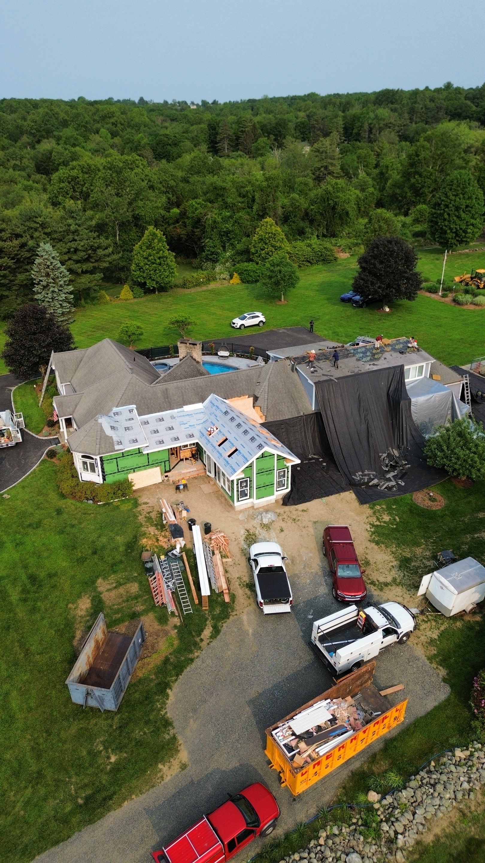 Full Roof Replacement by Lecla Home Improvements and Roofing INC