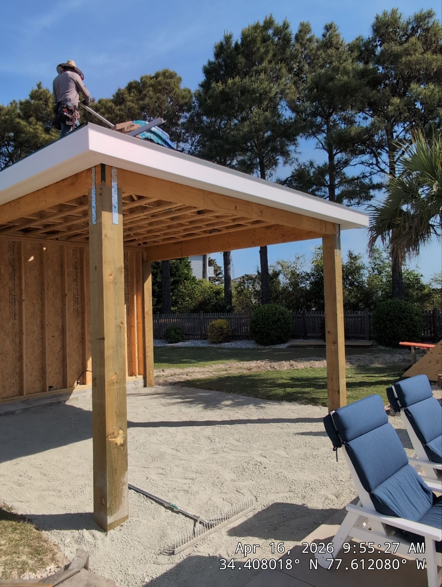 Gazebo Roof Replacement in Hampstead, NC by RGR Construction and Roofing, LLC