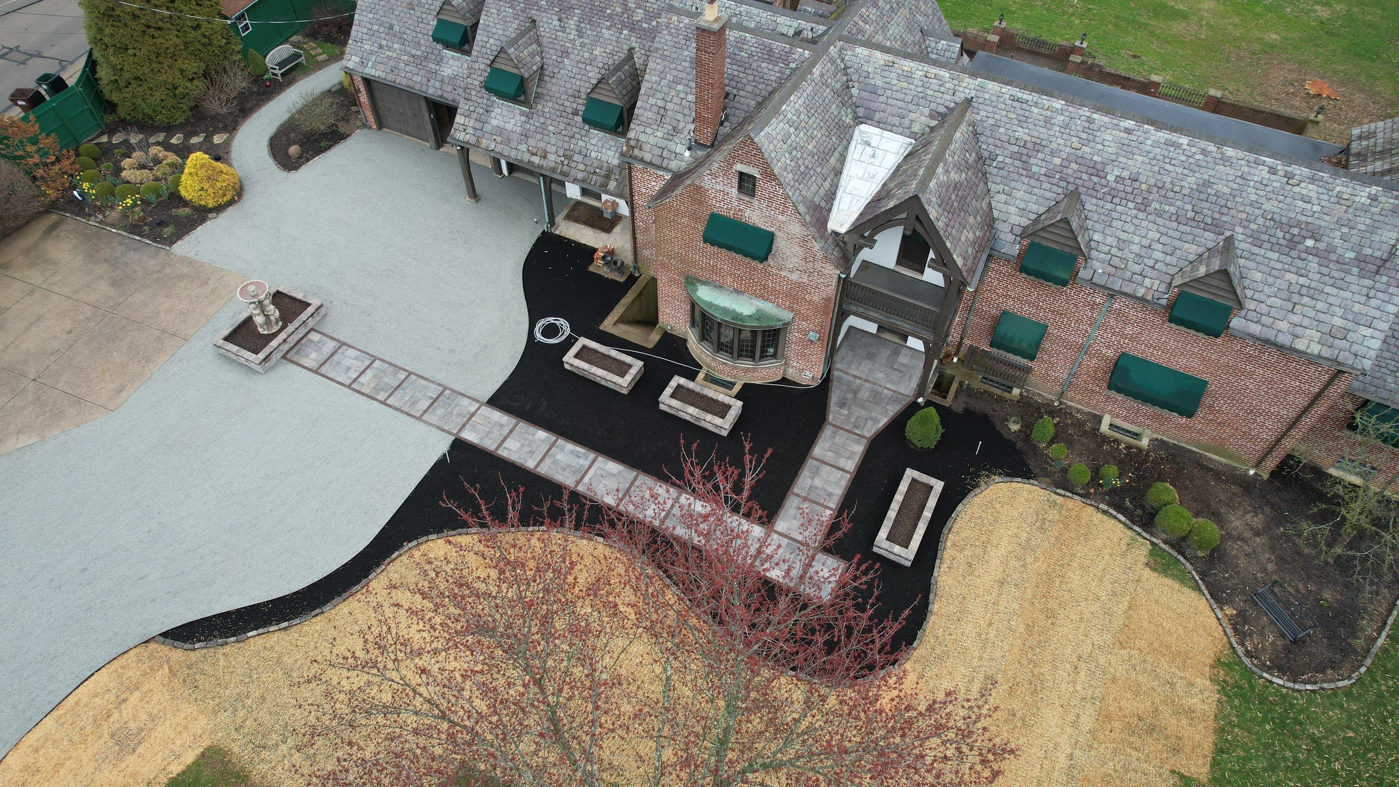 Hardscape Design & Install using Unilock Products by Reisenberg’s Lawn & Landscape, LLC