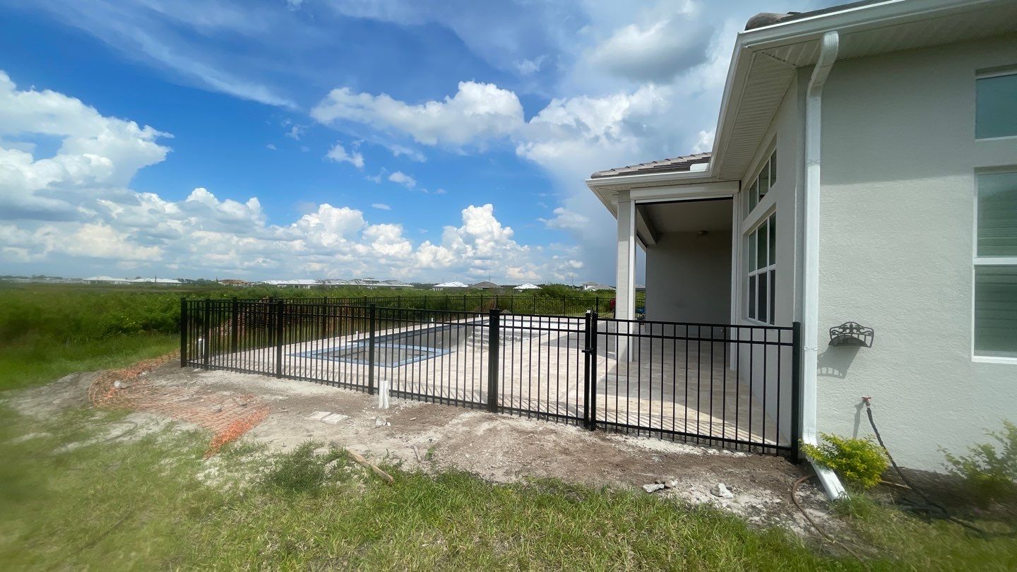 Aluminum Fence Installation using 3 Rail Aluminum Fence by Asap fence and gates, LLC